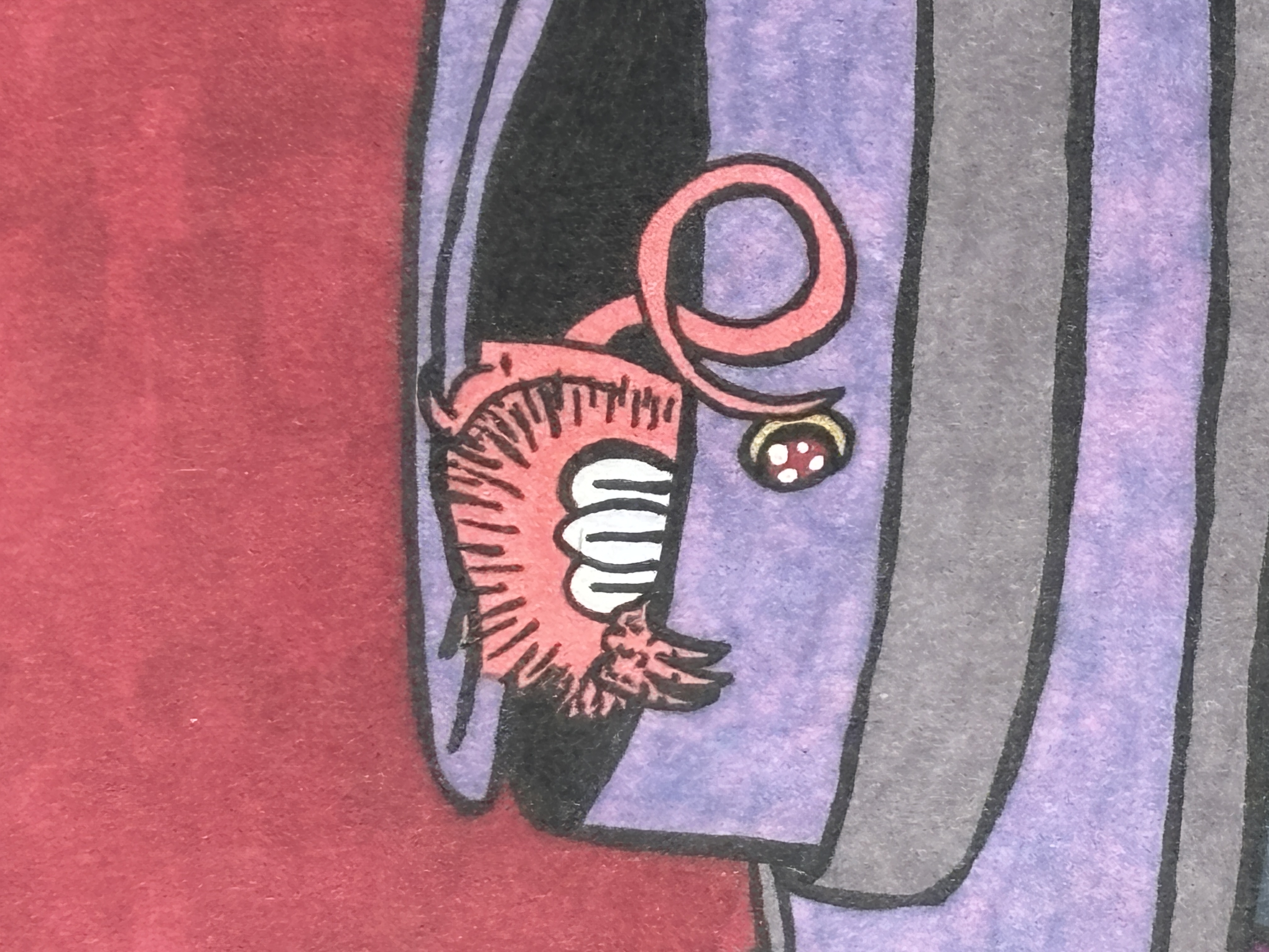 The Masked Maggot Original Illustration