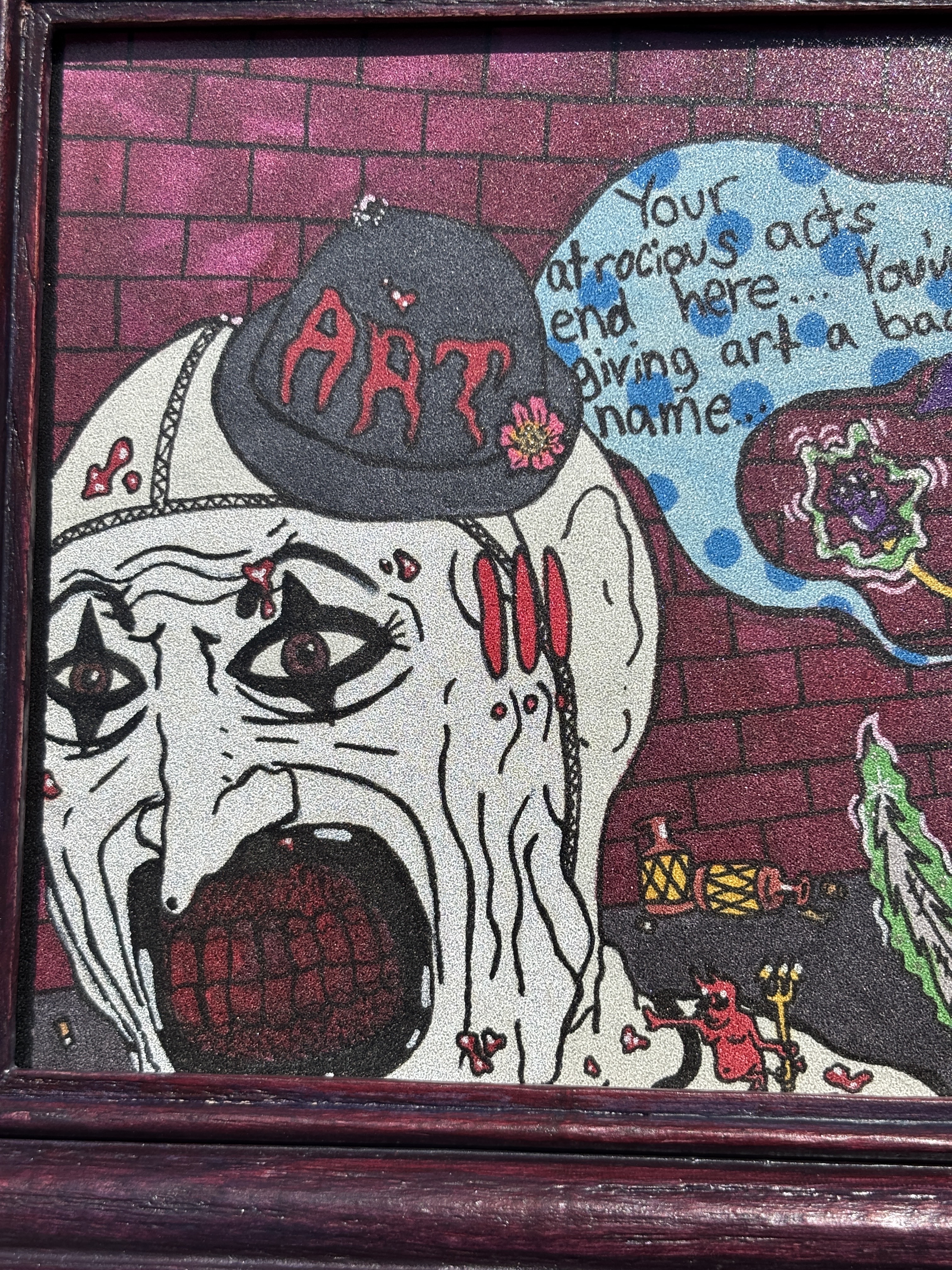 Ziggy Vs Art The Clown Illustration