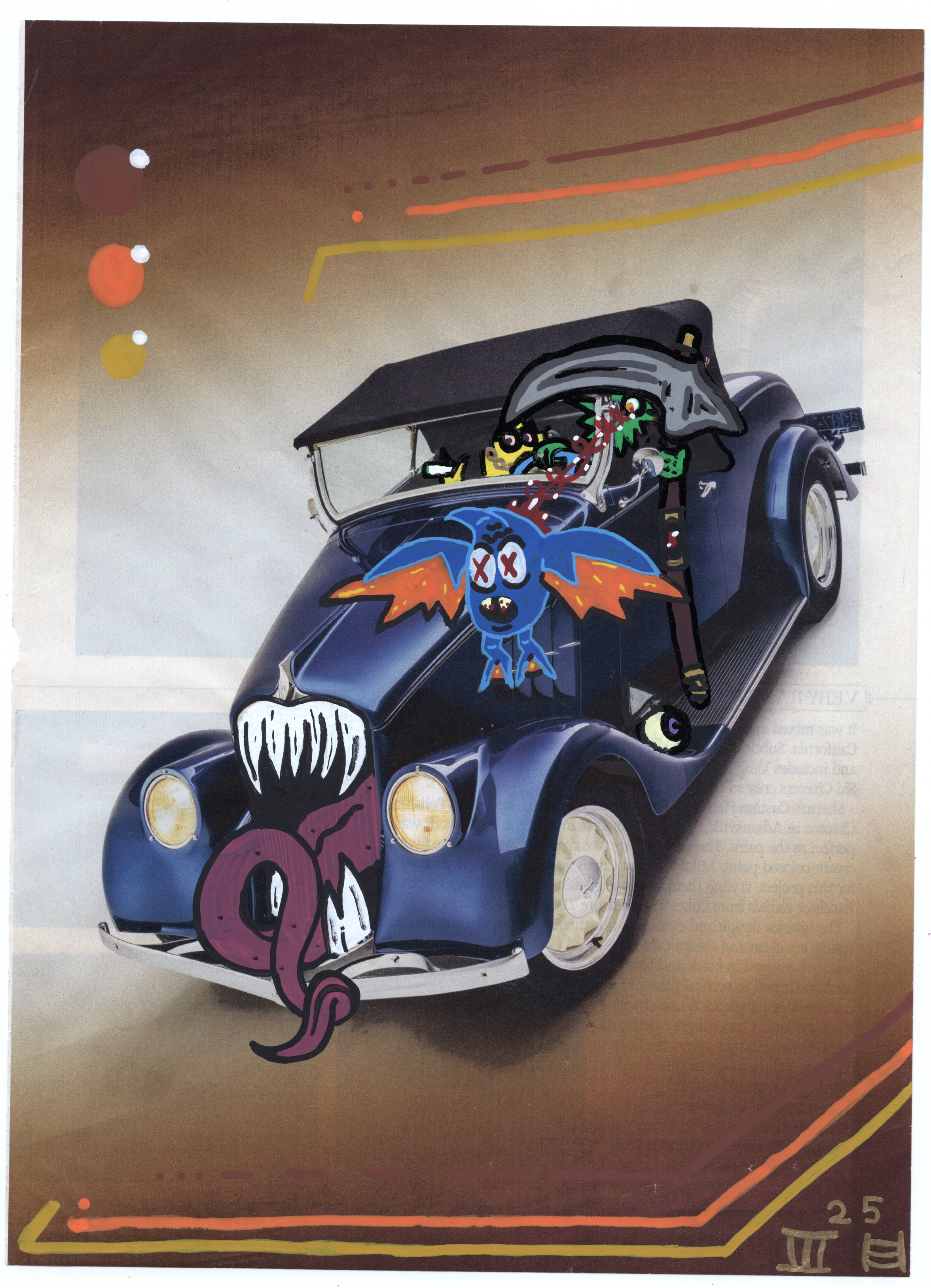 Untitled Magazine Painting 