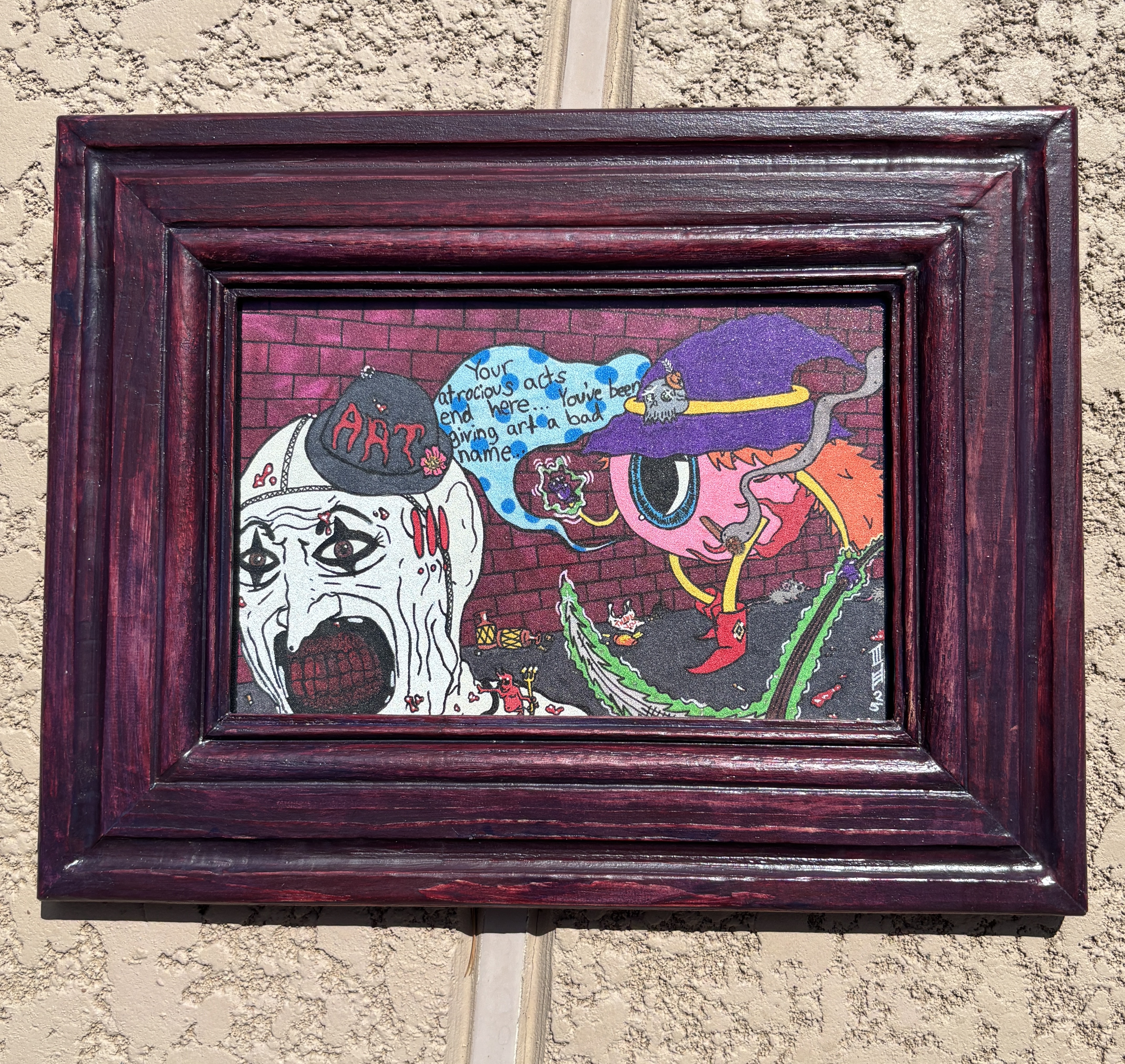 Ziggy Vs Art The Clown Illustration