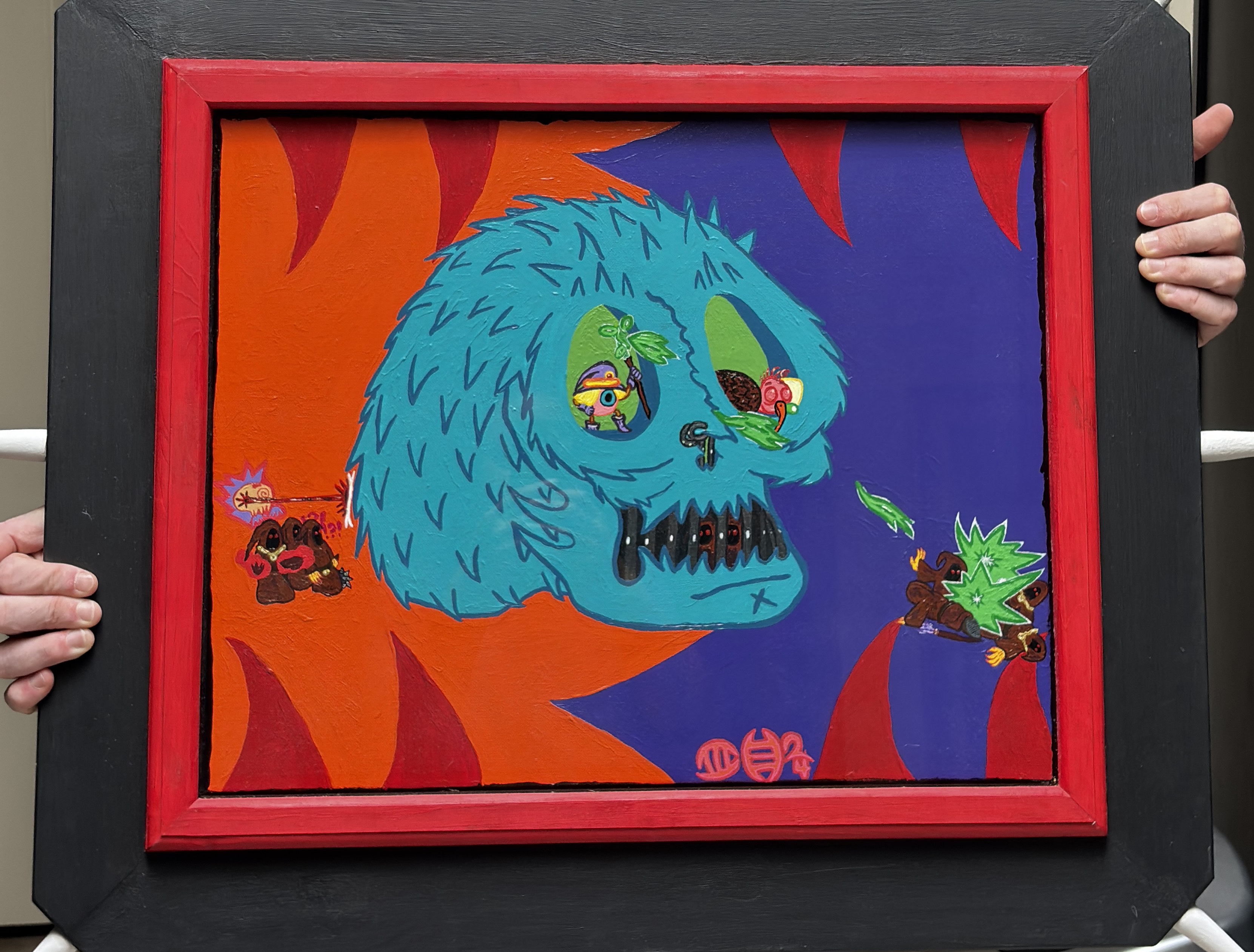 Ugilore Vs Occultists Painting