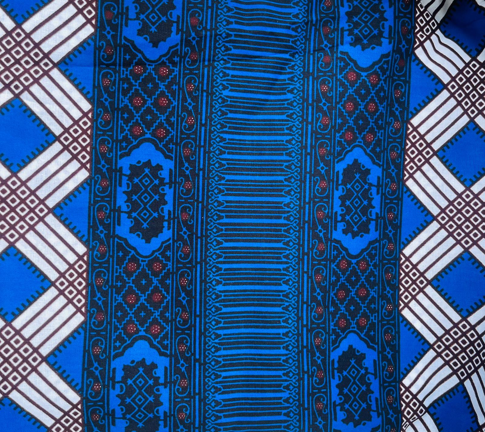 Blue and white diamonds