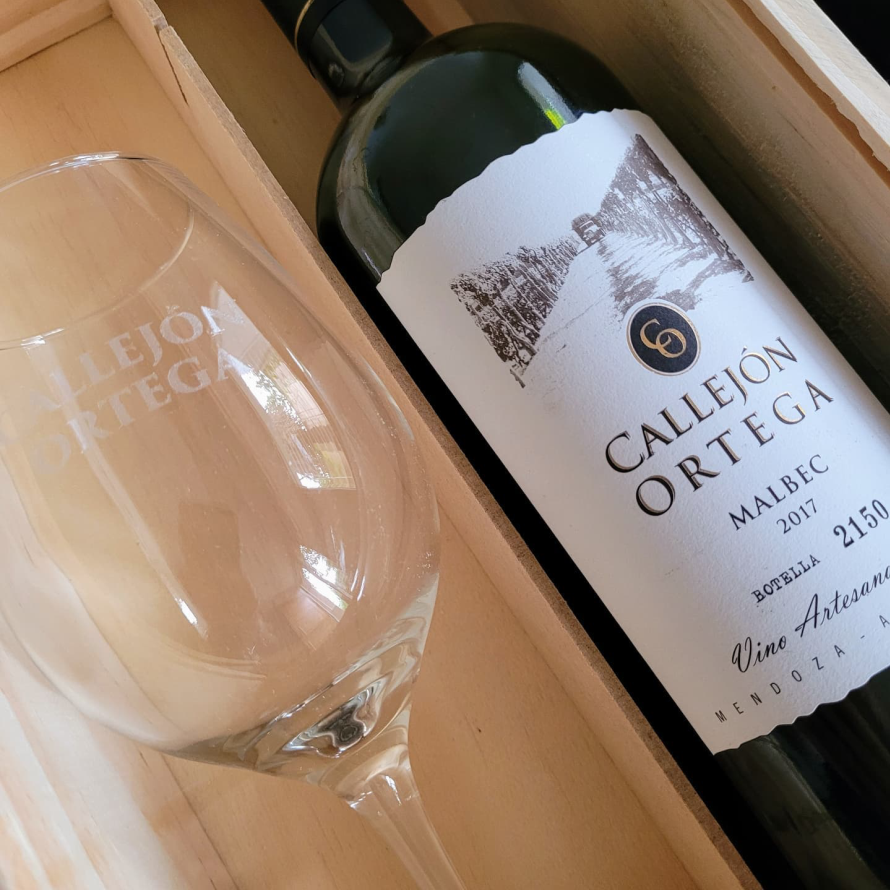 Estuche Madera Copón +  CO Malbec Rva