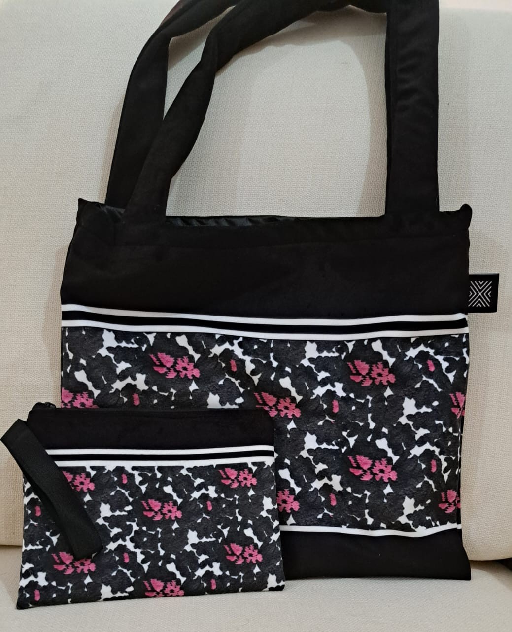 Combo Borsa e Pochette Cusidore Bianco