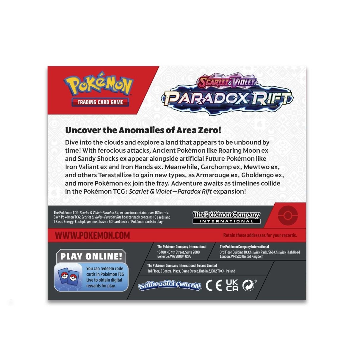 Scarlet & Violet Paradox Rift Booster Box