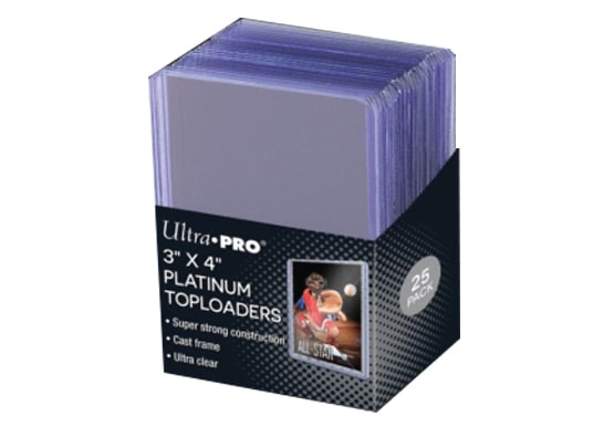 Ultra Pro Platinum Toploader - 3" x 4"