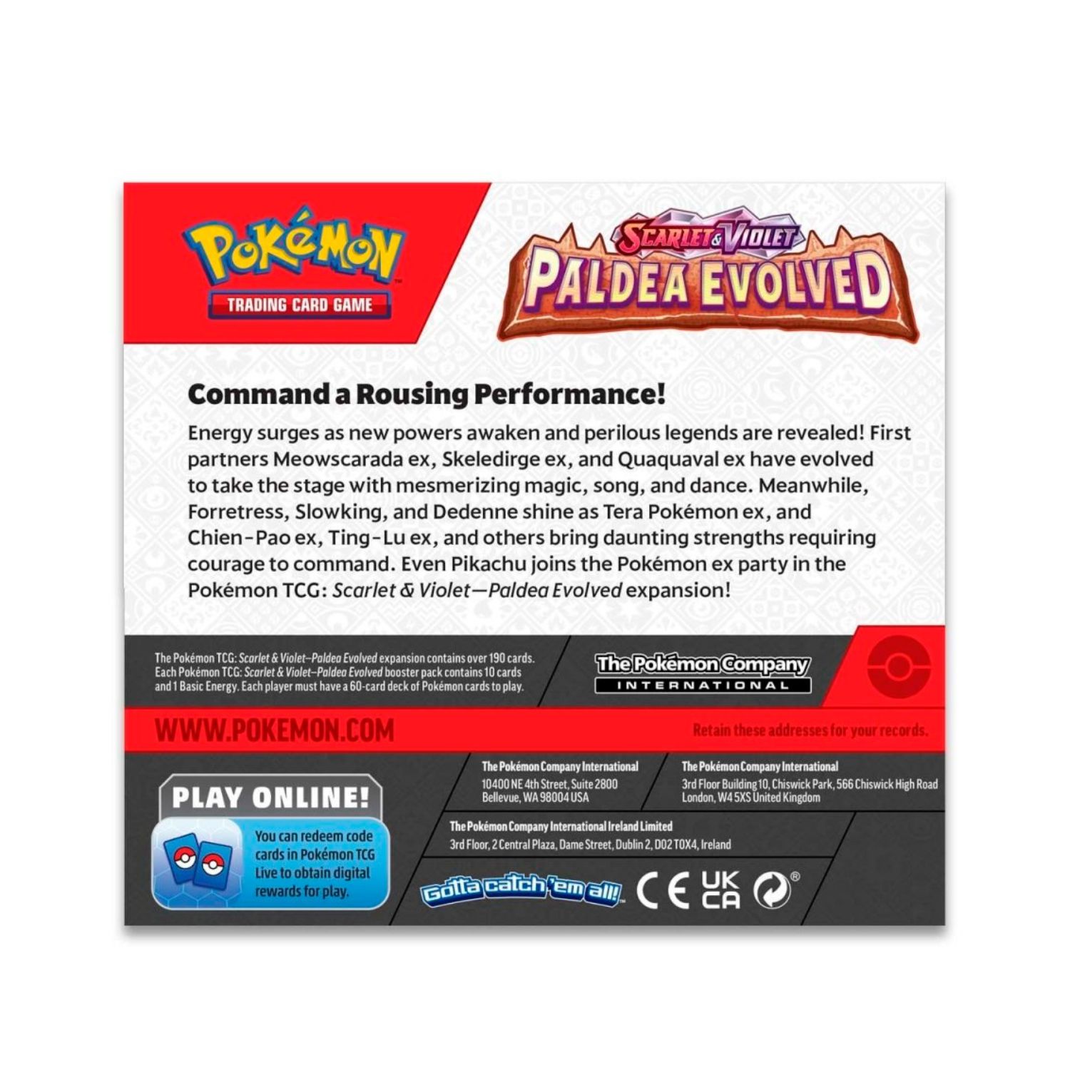Scarlet & Violet Paldea Evolved Box