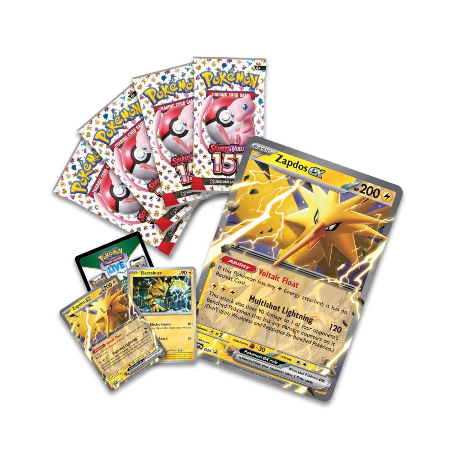 Scarlet & Violet 151 Zapdos ex