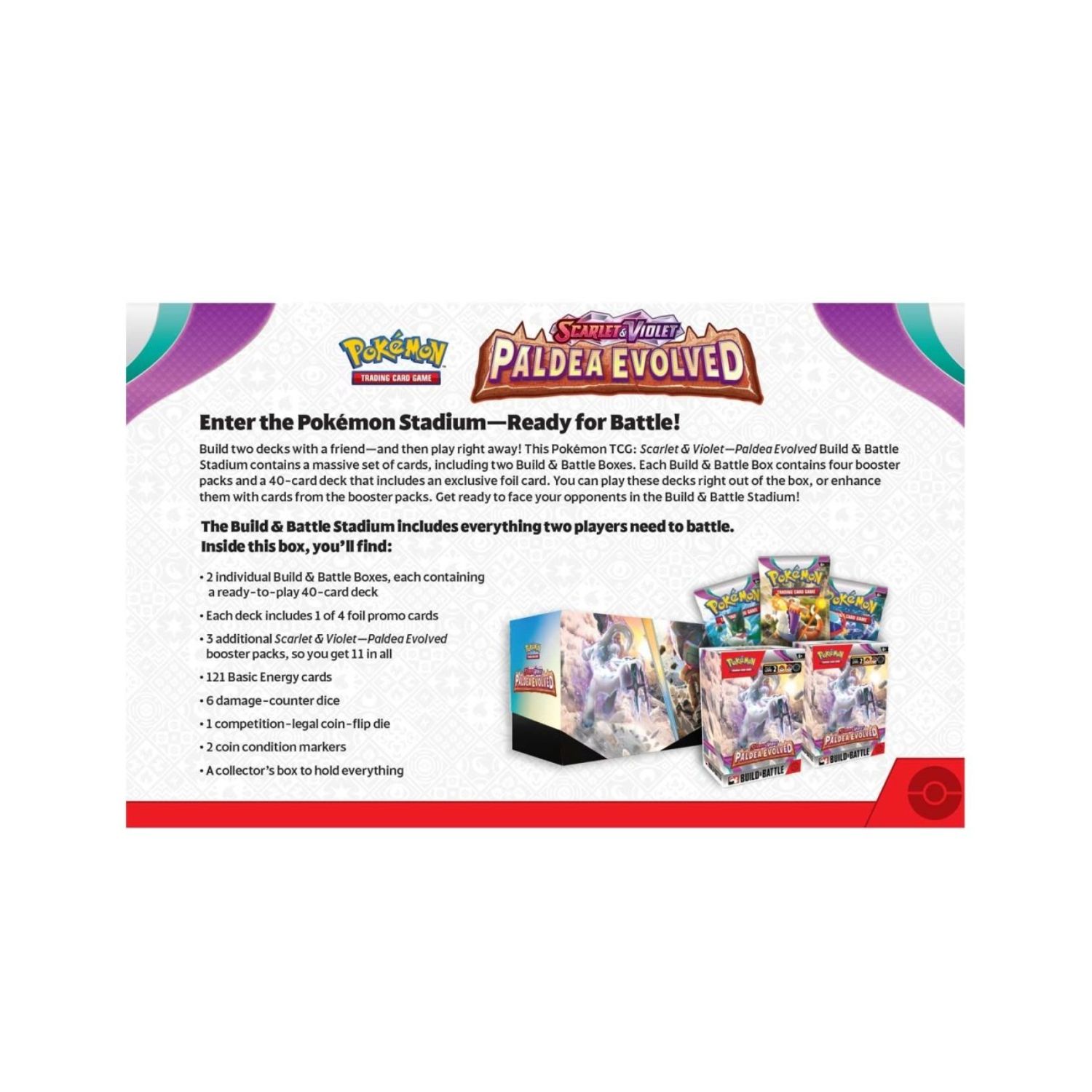 Scarlet & Violet Paldea Evolved Build & Battle Stadium