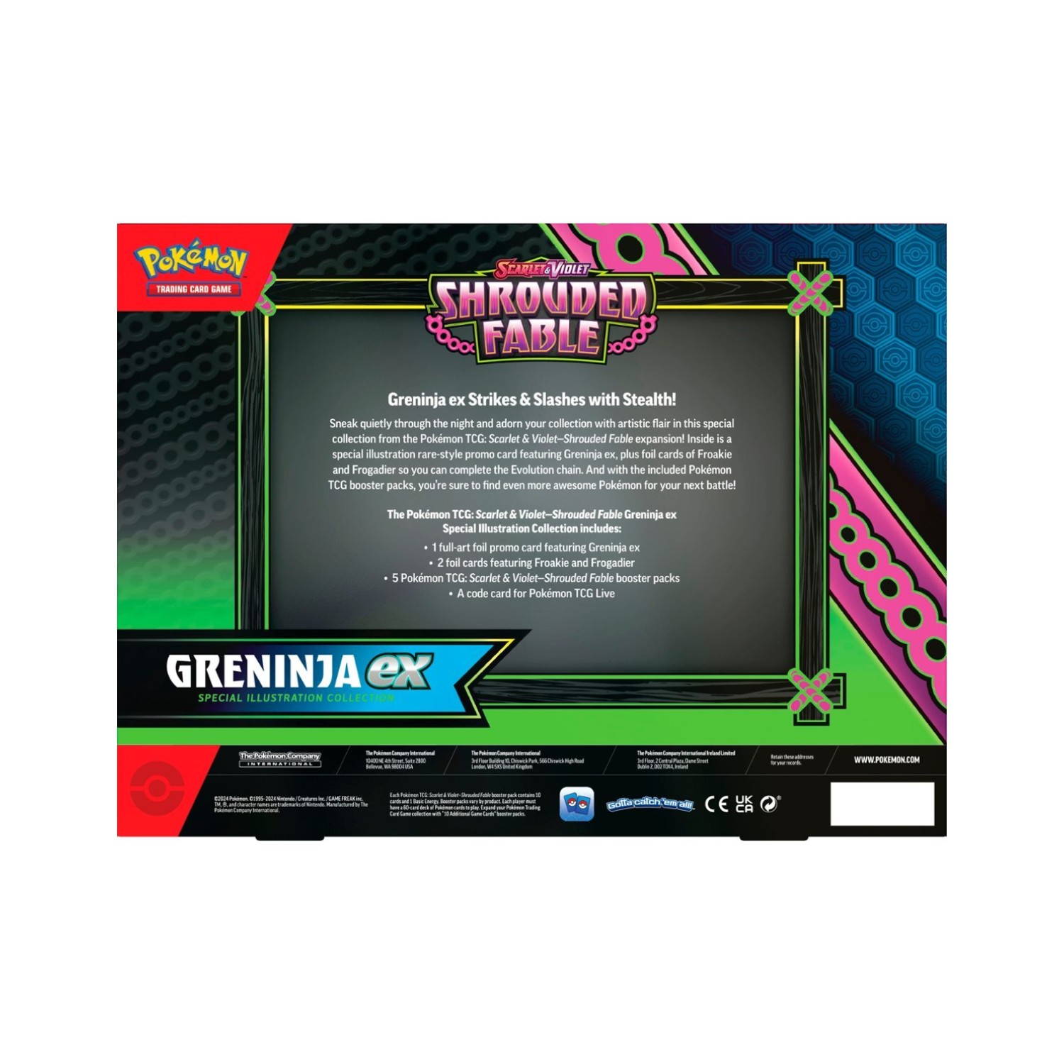 Shrouded Fable - Greninja ex Box - Special Illustration Box