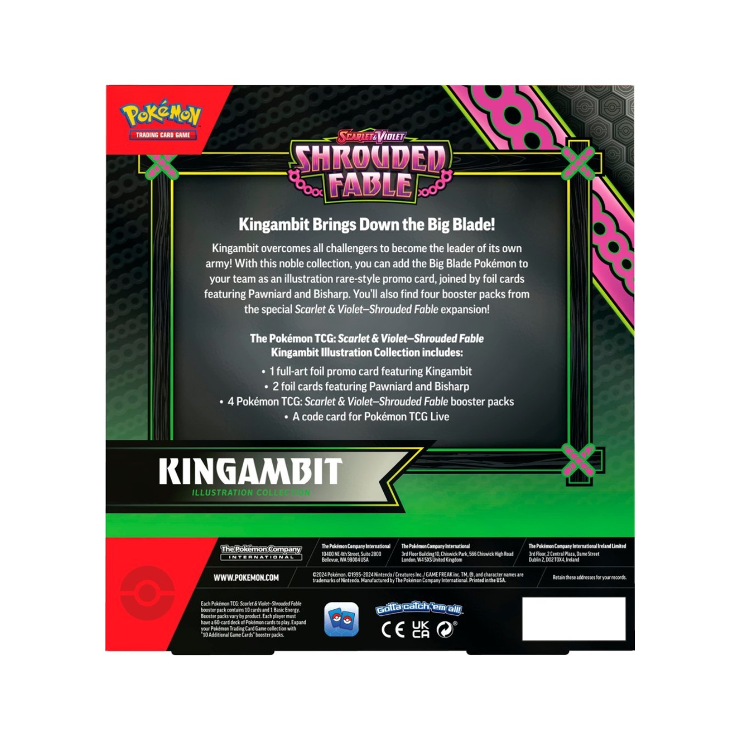 Shrouded Fable - Kingambit Box - Illustration Box