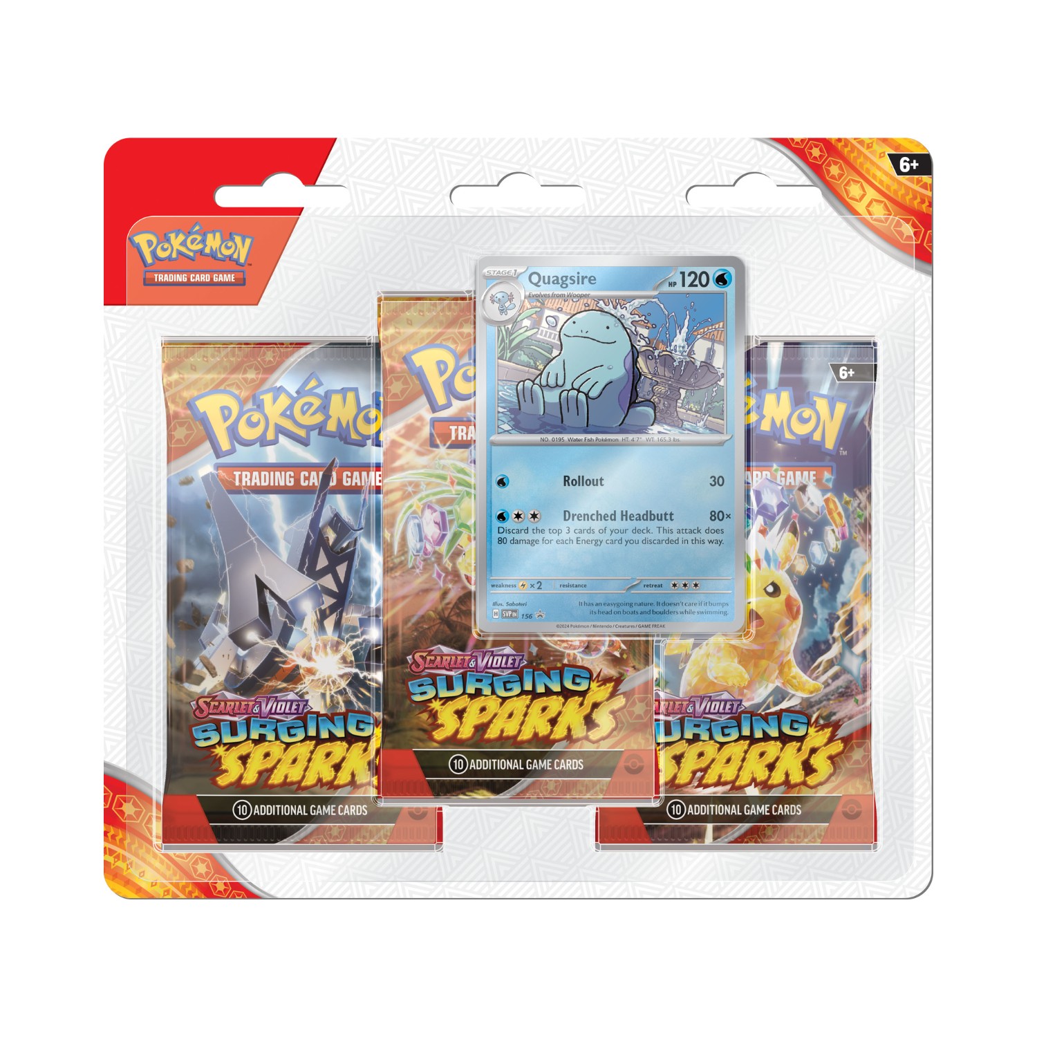 Scarlet & Violet Surging Sparks Booster Blister - Quagsire