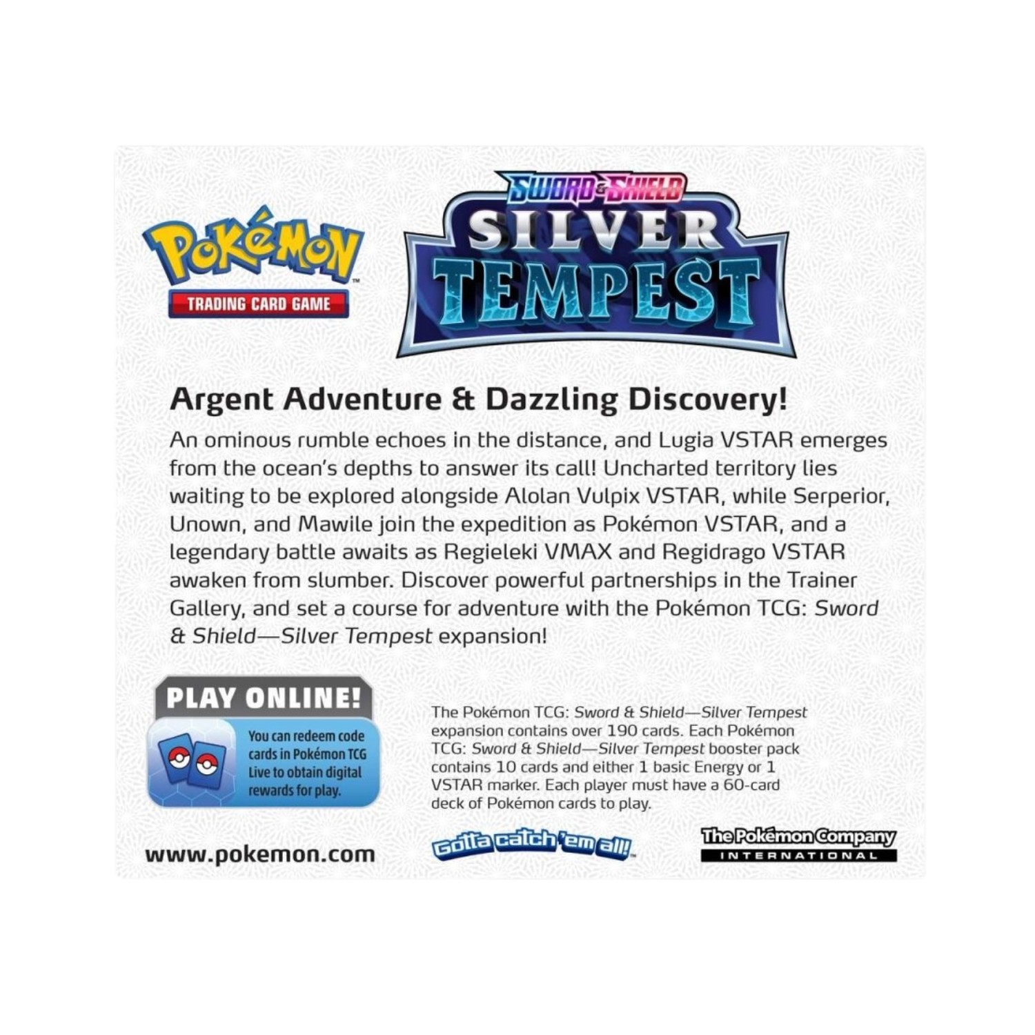 Sword & Shield Silver Tempest Booster Box