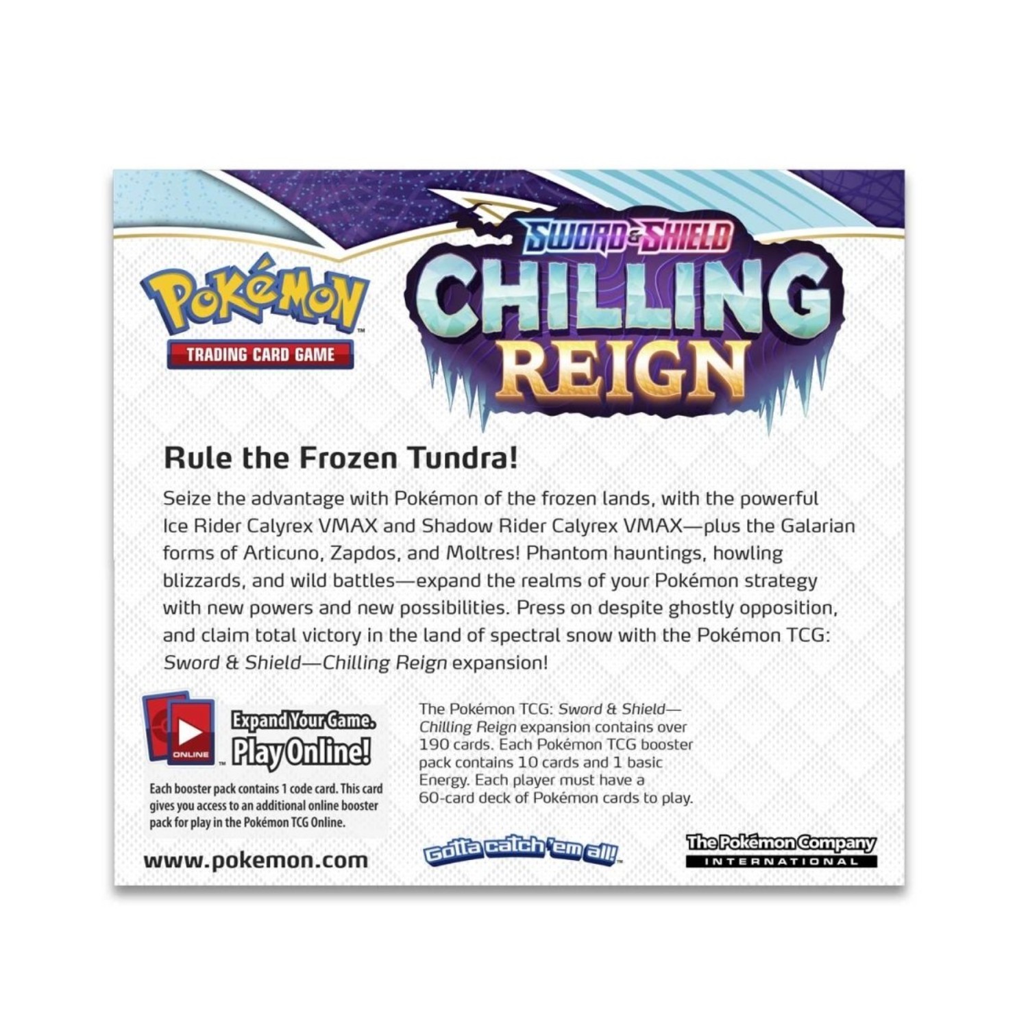Sword & Shield Chilling Reign Booster Box