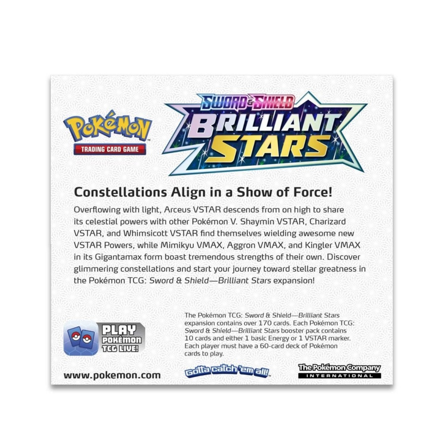 Sword & Shield Brilliant Stars Booster Box