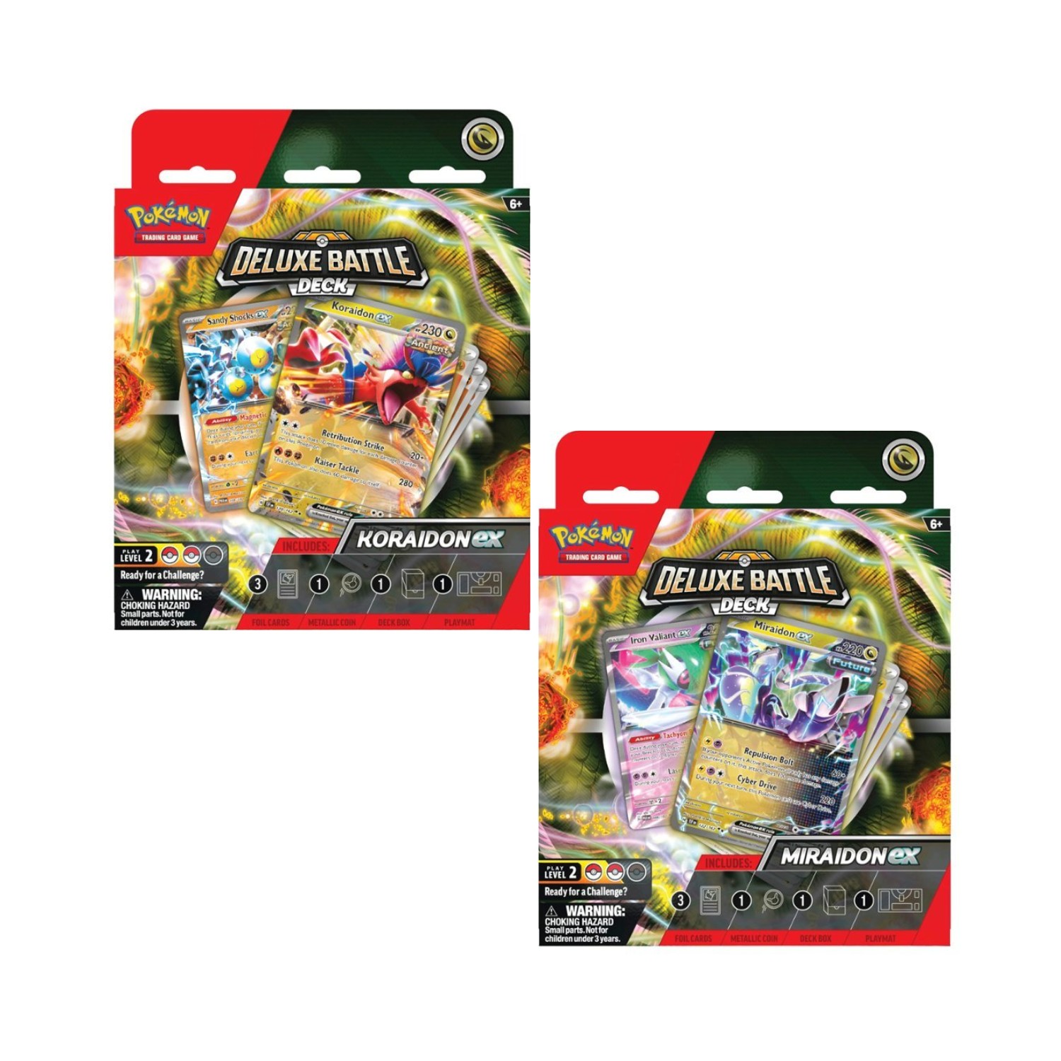 Koraidon ex or Miraidon ex Deluxe Battle Deck