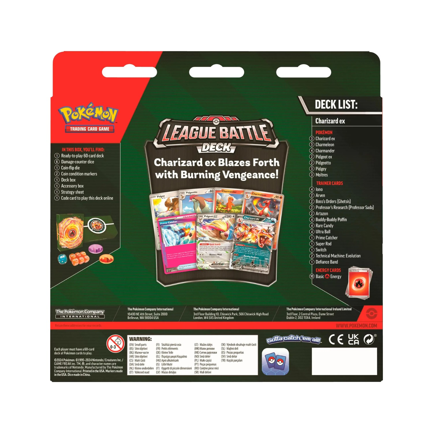 Charizard ex League Battle Deck