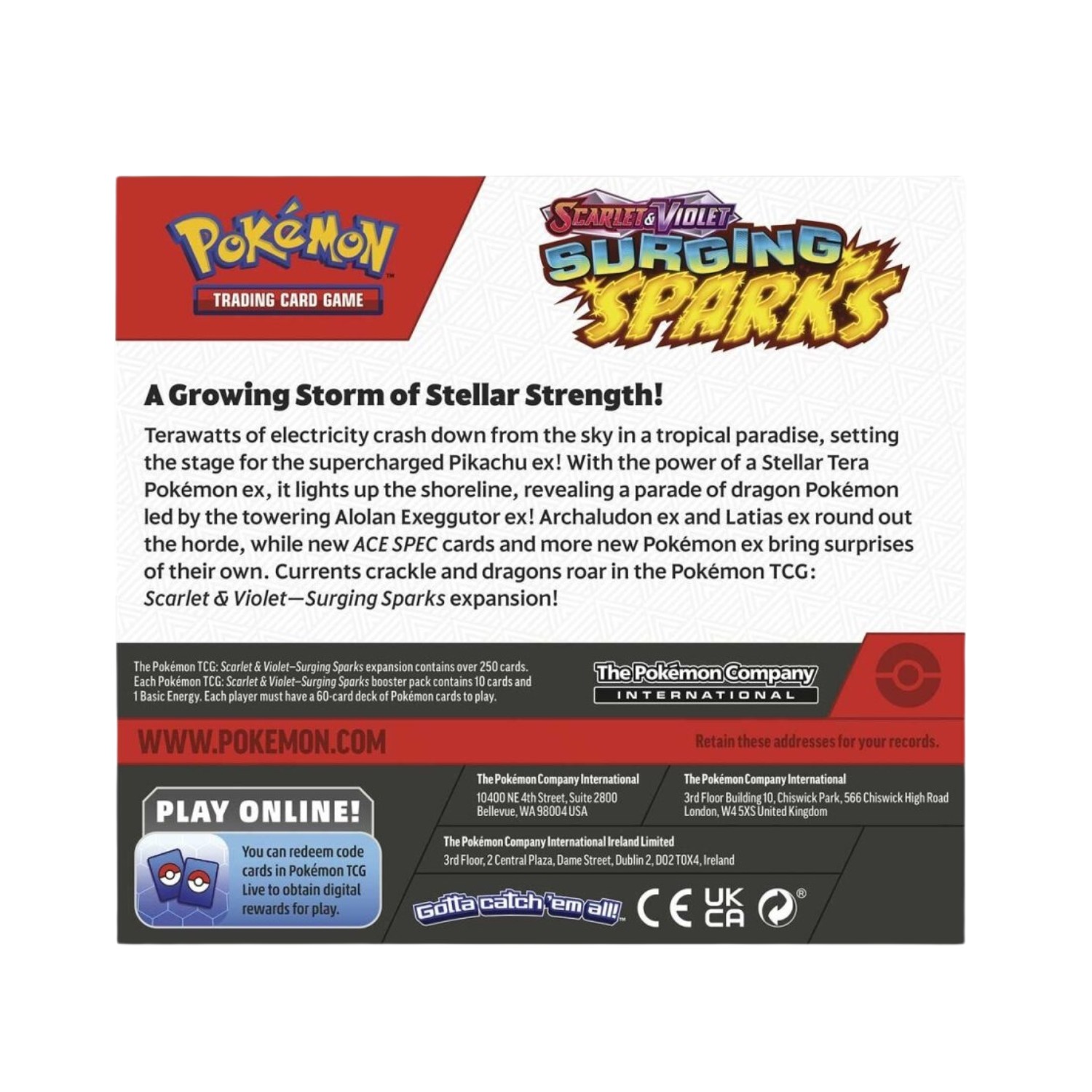 Scarlet & Violet Surging Sparks Booster Box