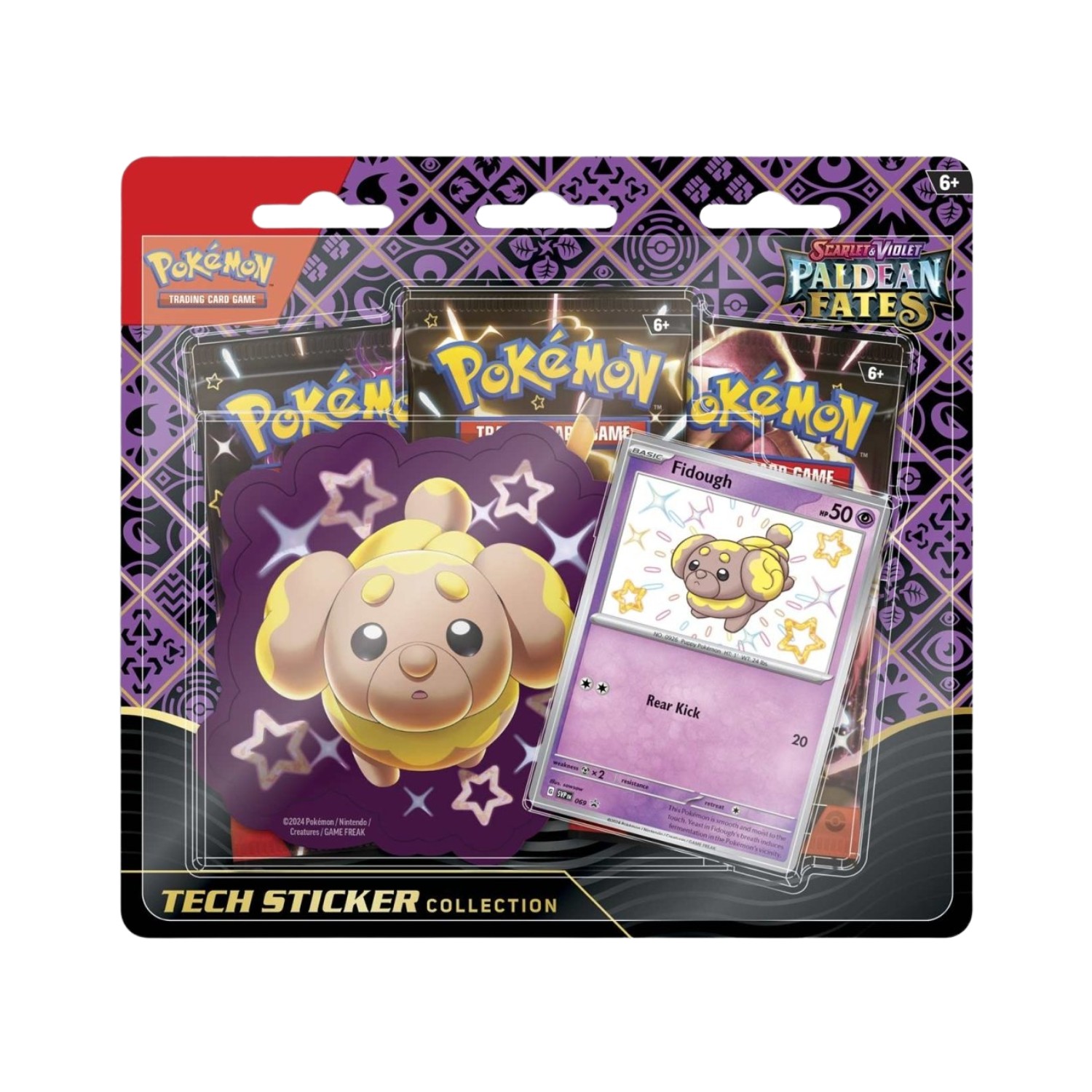 Scarlet & Violet Paldean Fates Tech Sticker Collection - Shiny Fidough