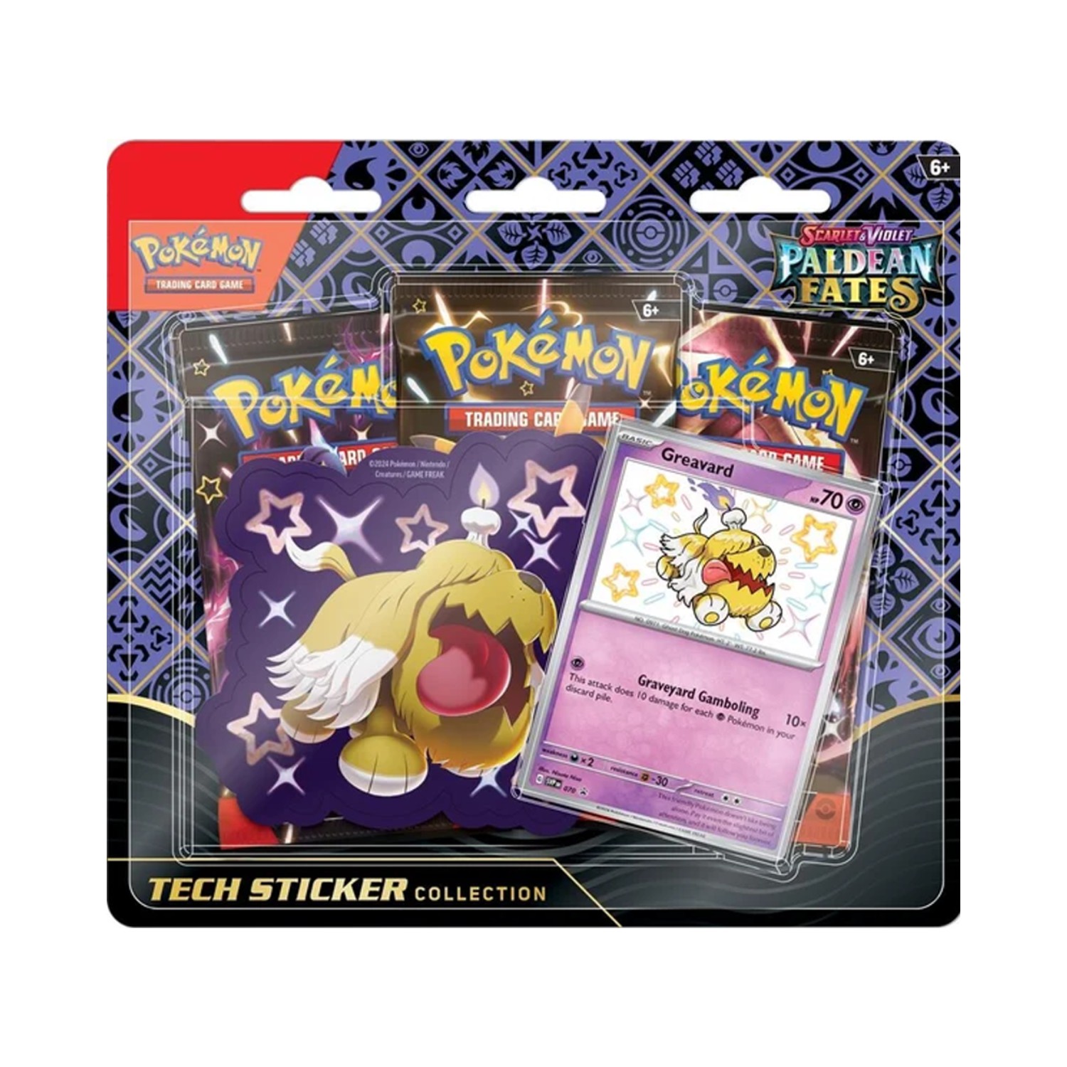 Scarlet & Violet Paldean Fates Tech Sticker Collection - Shiny Greavard