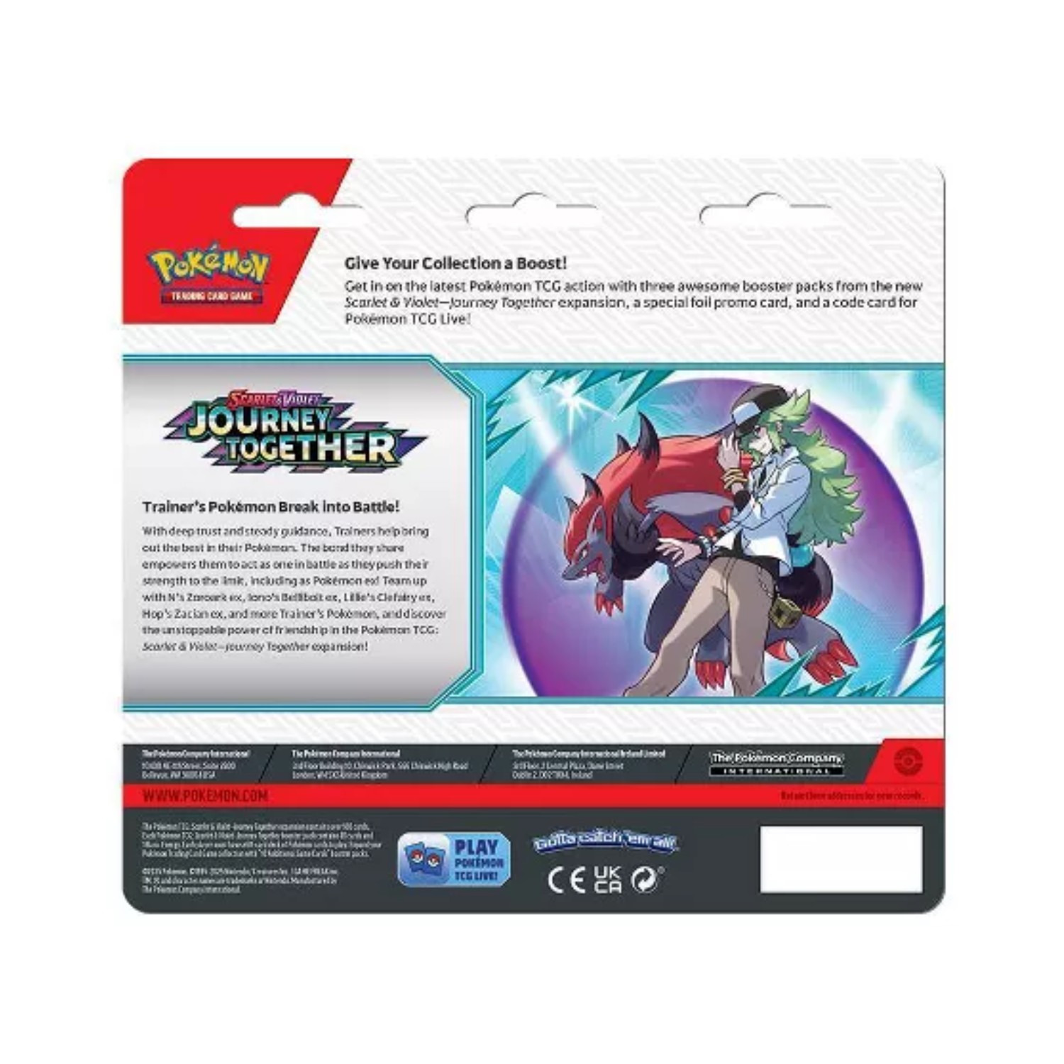 Scarlet & Violet Journey Together Booster Blister - Scrafty