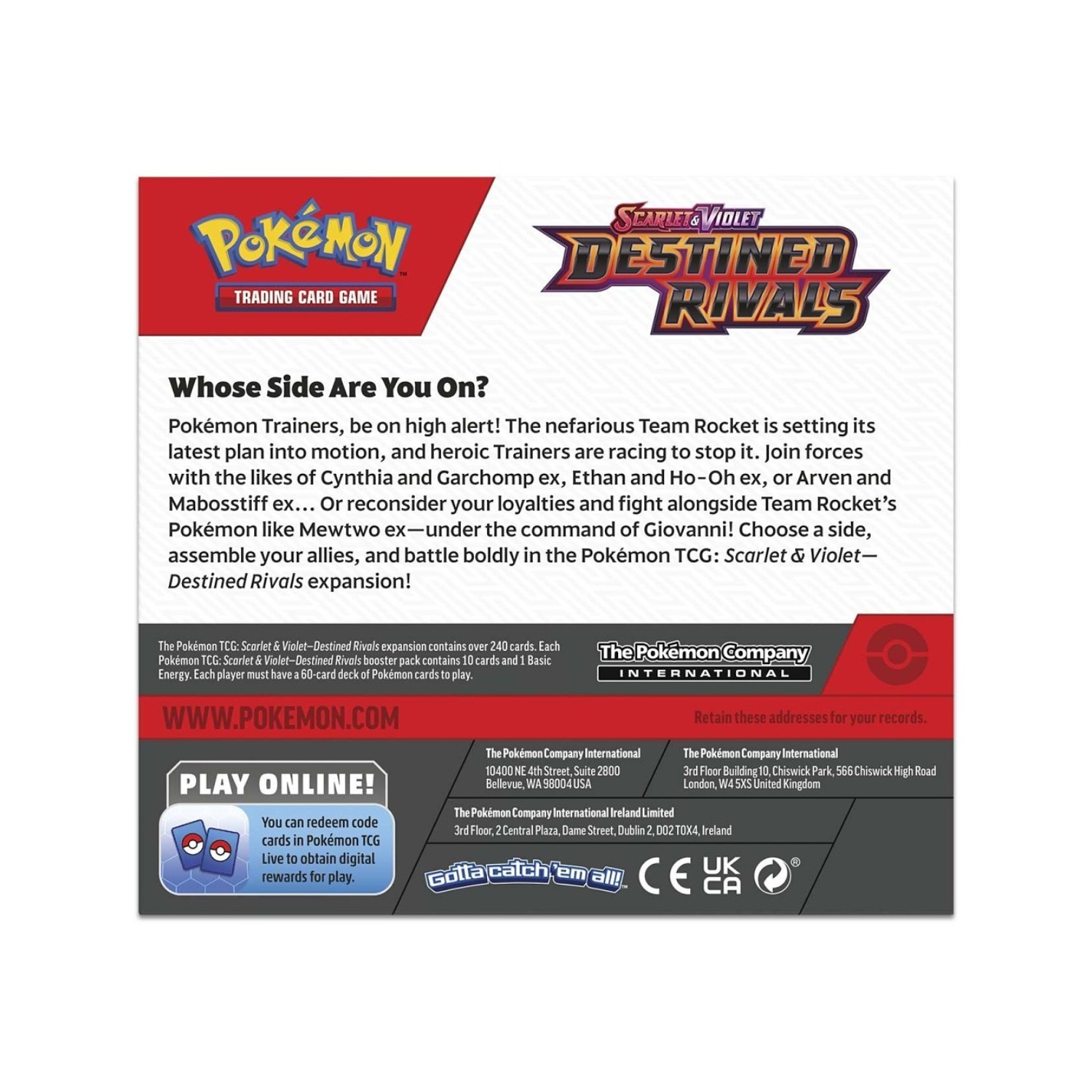 Scarlet & Violet Destined Rivals Booster Box