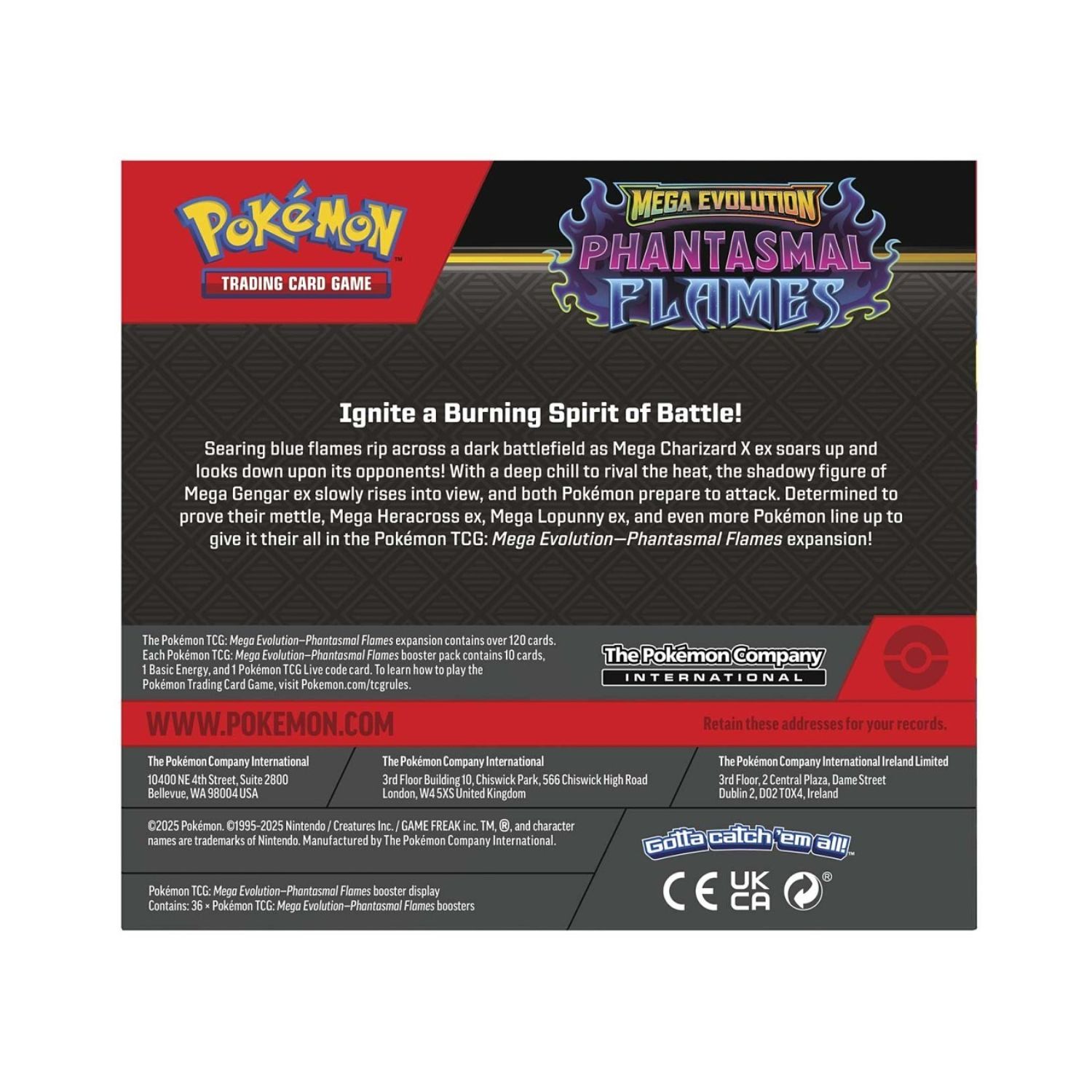 Mega Evolution - Phantasmal Flames Booster Box