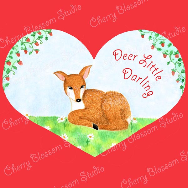 Baby Girl Gifts: Baby Girl Clothes "Deer Little Darling" Red Bodysuit and Muslin Swaddle Wrap