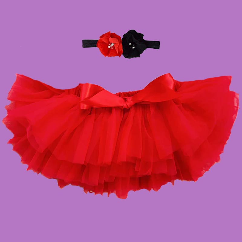 Baby Girl Clothes: Baby Girl Rompers "Little Love Bug" with Red Tutu and Baby Headband