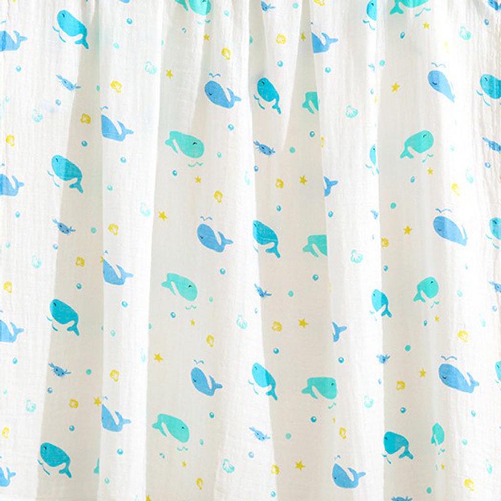 Baby Shower Gifts: Unisex Baby Clothes 'Whaley Loved' Blue Baby Romper with Muslin Swaddle Wrap