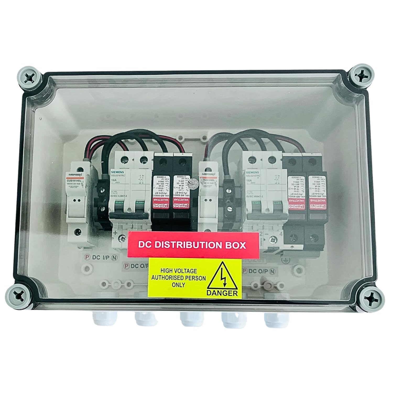 Sun Sparkle DCDB 2 IN 2 OUT 2 MCB 2 SPD 600V PREMIUM-Pollycab
