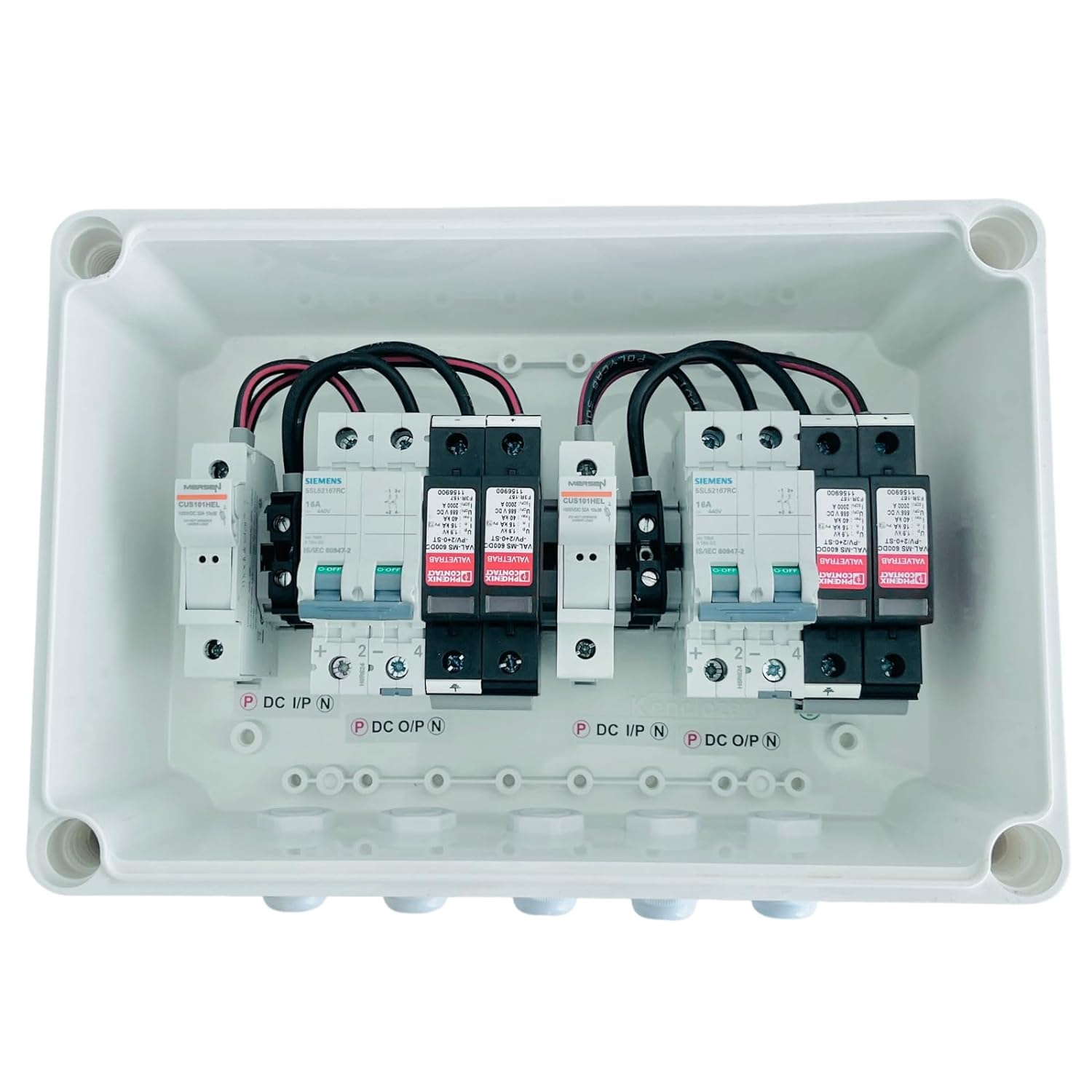 Sun Sparkle DCDB 2 IN 2 OUT 2 MCB 2 SPD 600V PREMIUM-Pollycab