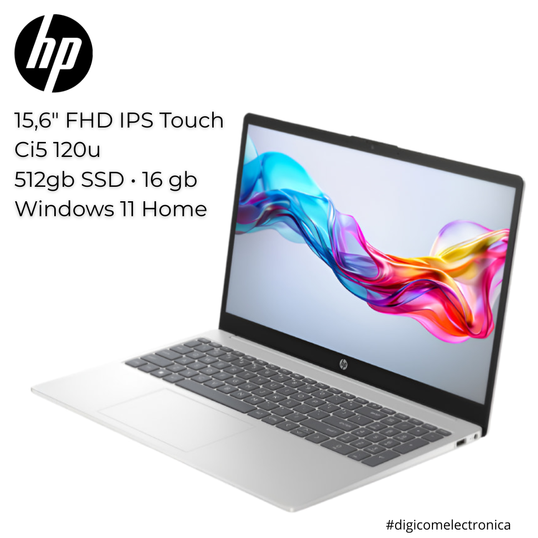 HP 15-fd1055cl Ci5 120u 16gb DDR4 512gb SSD 15.6" FHD IPS Touch w11