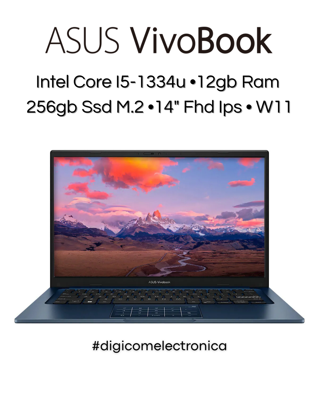 Asus Vivobook X1404VA-I512256 14" FHD Ci5 12GB 256GB SSD W11