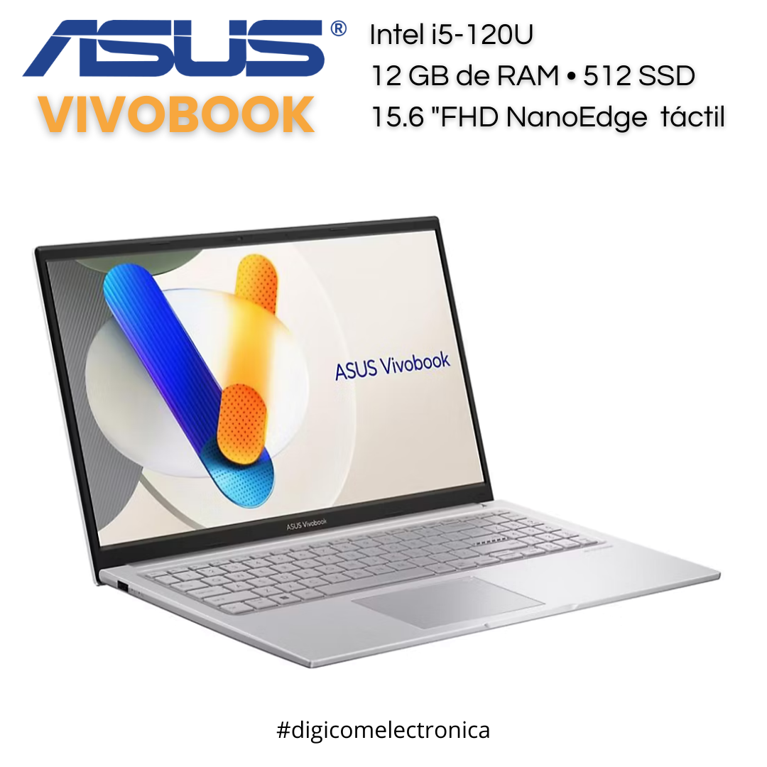 Asus VivoBook F1504VAP-BS54T 15.6" FHD Touch Ci5-120u 12gb 512GB ssd W11