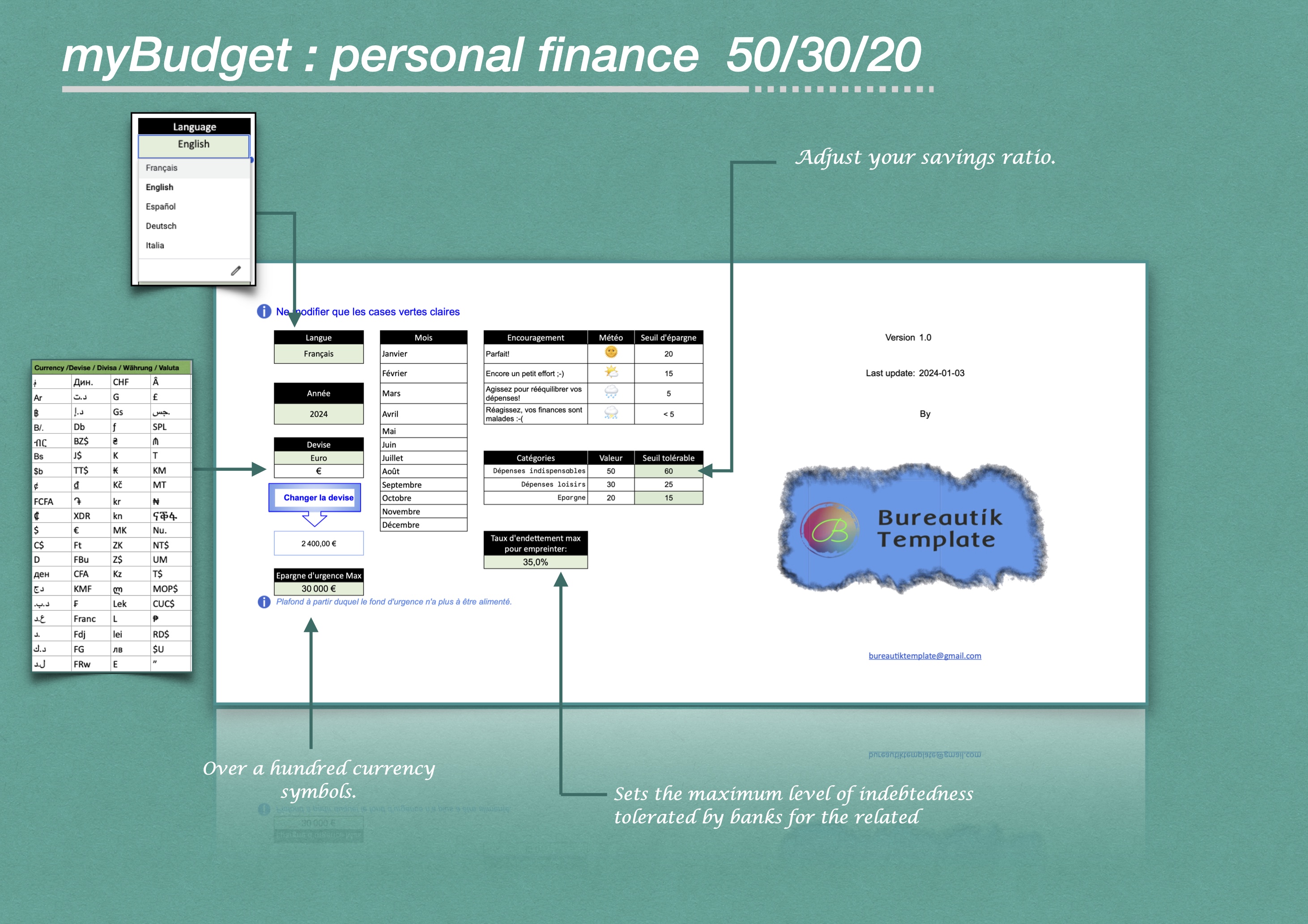myBudget (Excel) - New