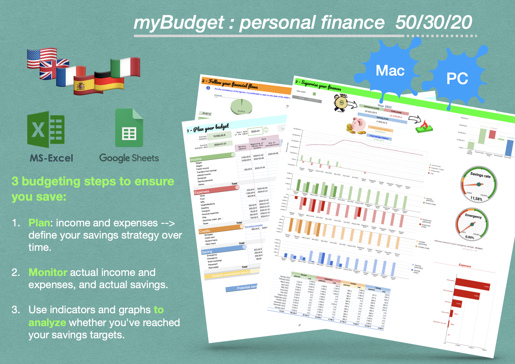 myBudget (GoogleSheet) - New