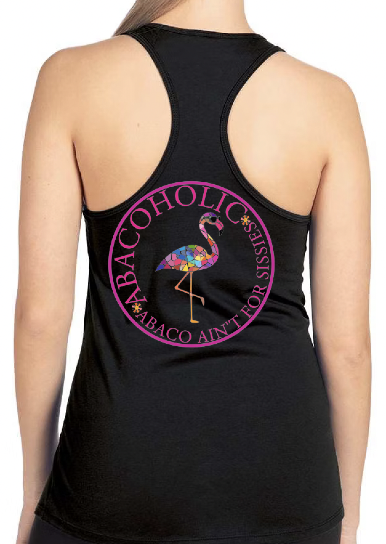 Hot as Flock (black) Women's Racerback Tank Top