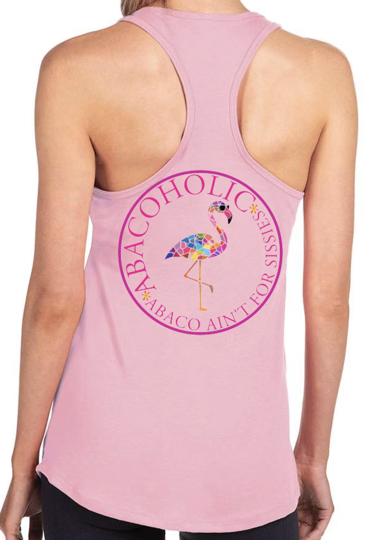 Hot As Flock (lilac) Women's Racerback Tank Top
