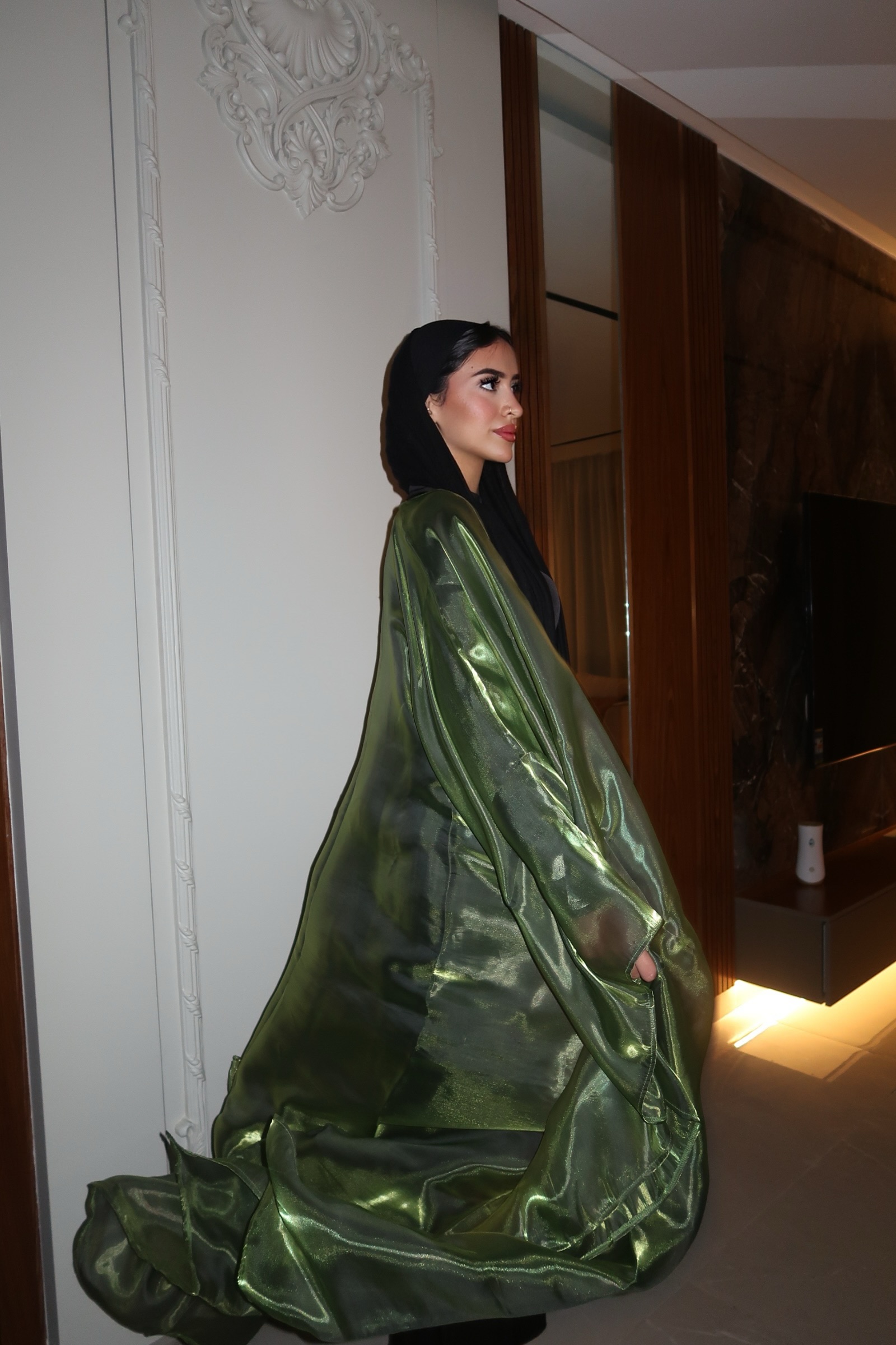 3 - Piece Set: Sparkling Jade Kaftan