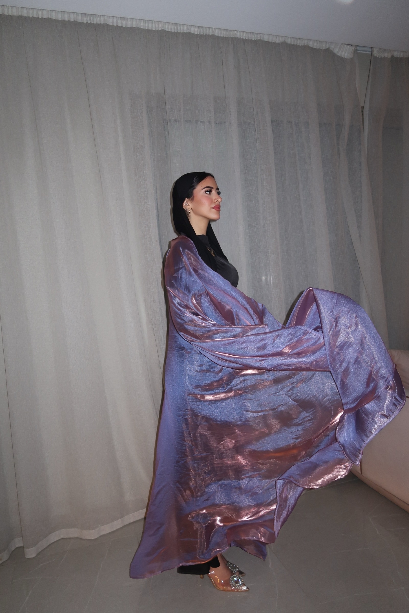 3 - Piece Set: Bubble Gum Kaftan