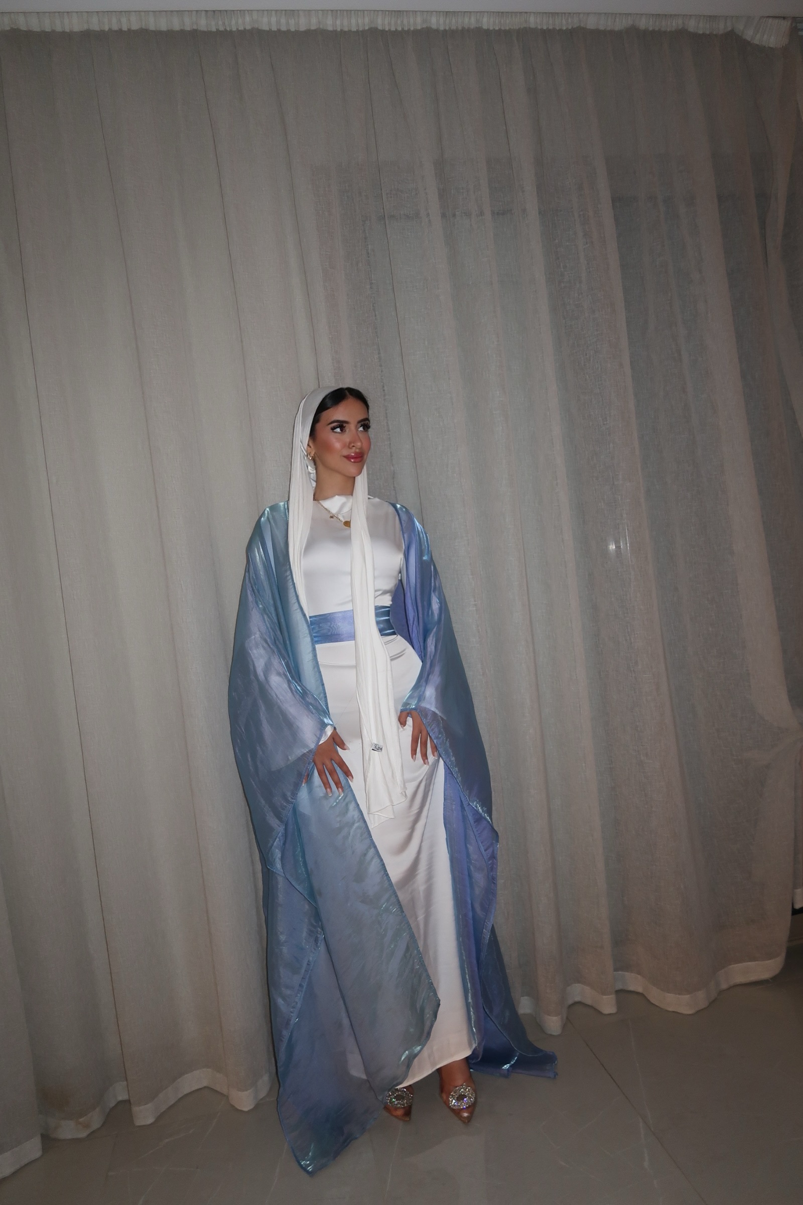 3 - Piece Set: Sky Blue Kaftan