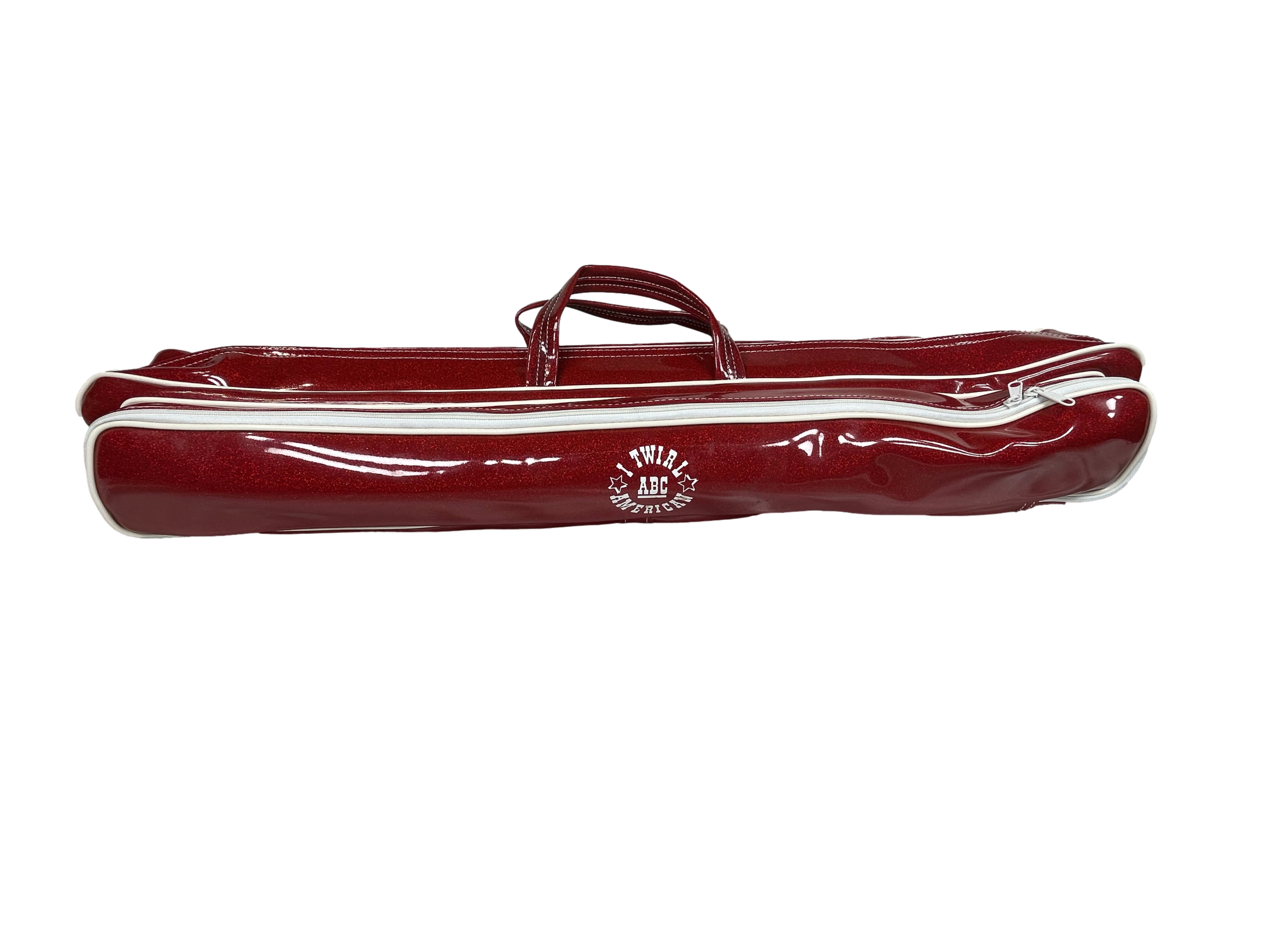 Professional Baton Case- Sparkle Red
