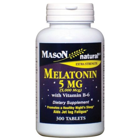 Mason Natural, Melatonin, 5 Mg, 300 Tablets
