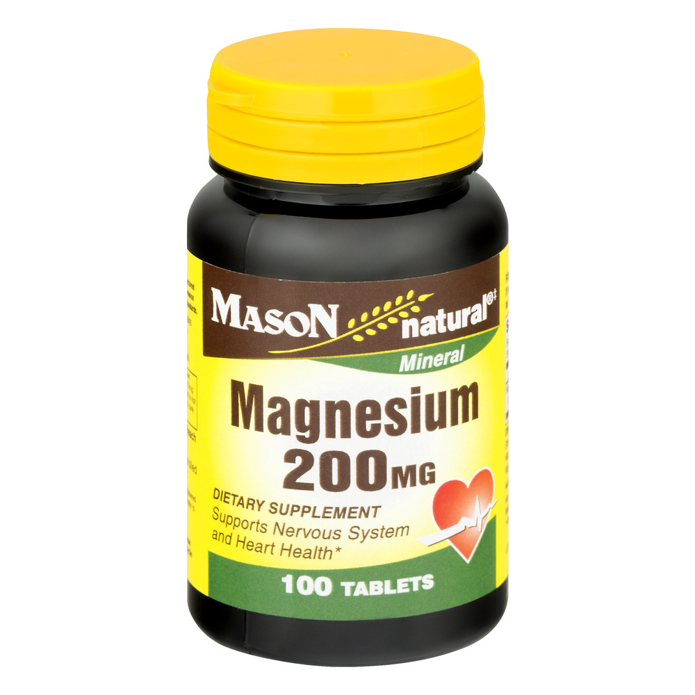 Mason Natural Magnesium Tablets 100 Tabs by Mason