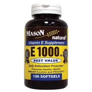 Mason Natural Vitamin E 450 Mg (1 000 IU) for a Healthy Heart  100 Soft Gels