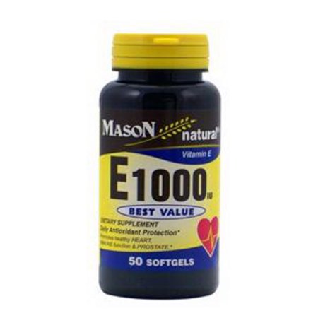 Mason Natural, Vitamin E, 450 Mg (1,000 IU), 50 Softgels