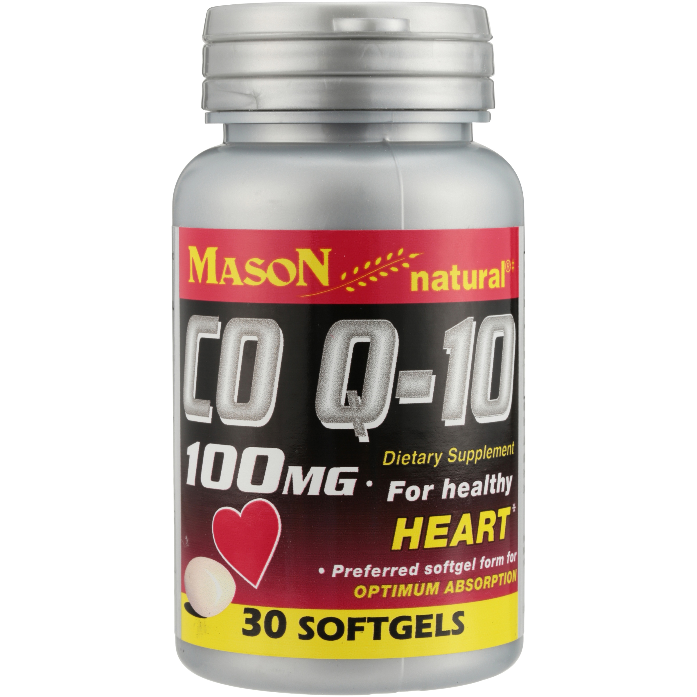 Mason Natural Co Q-10 100 Mg - 30 Softgels