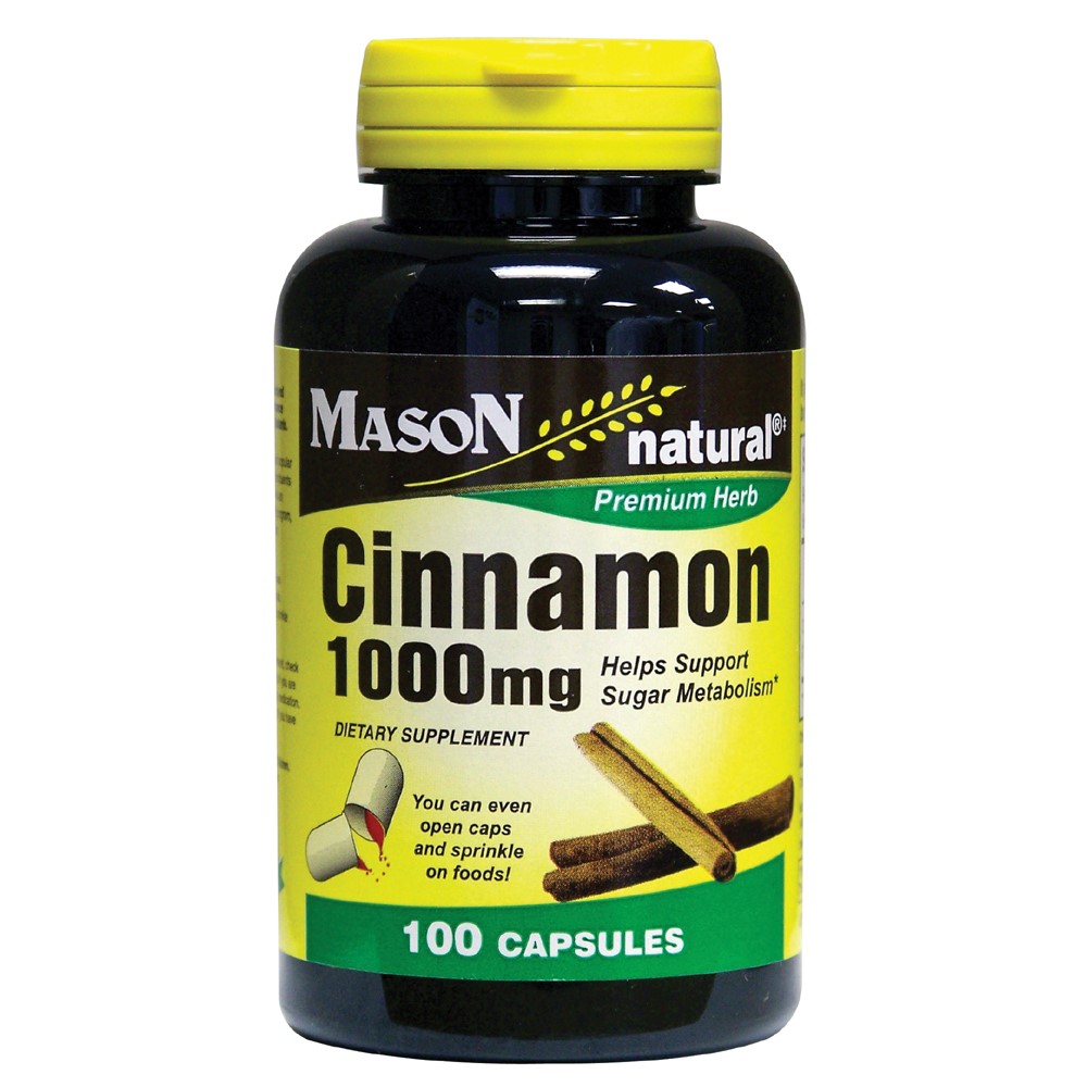 Mason Natural Cinnamon Vitamin | 1000 Mg | 100 Caps