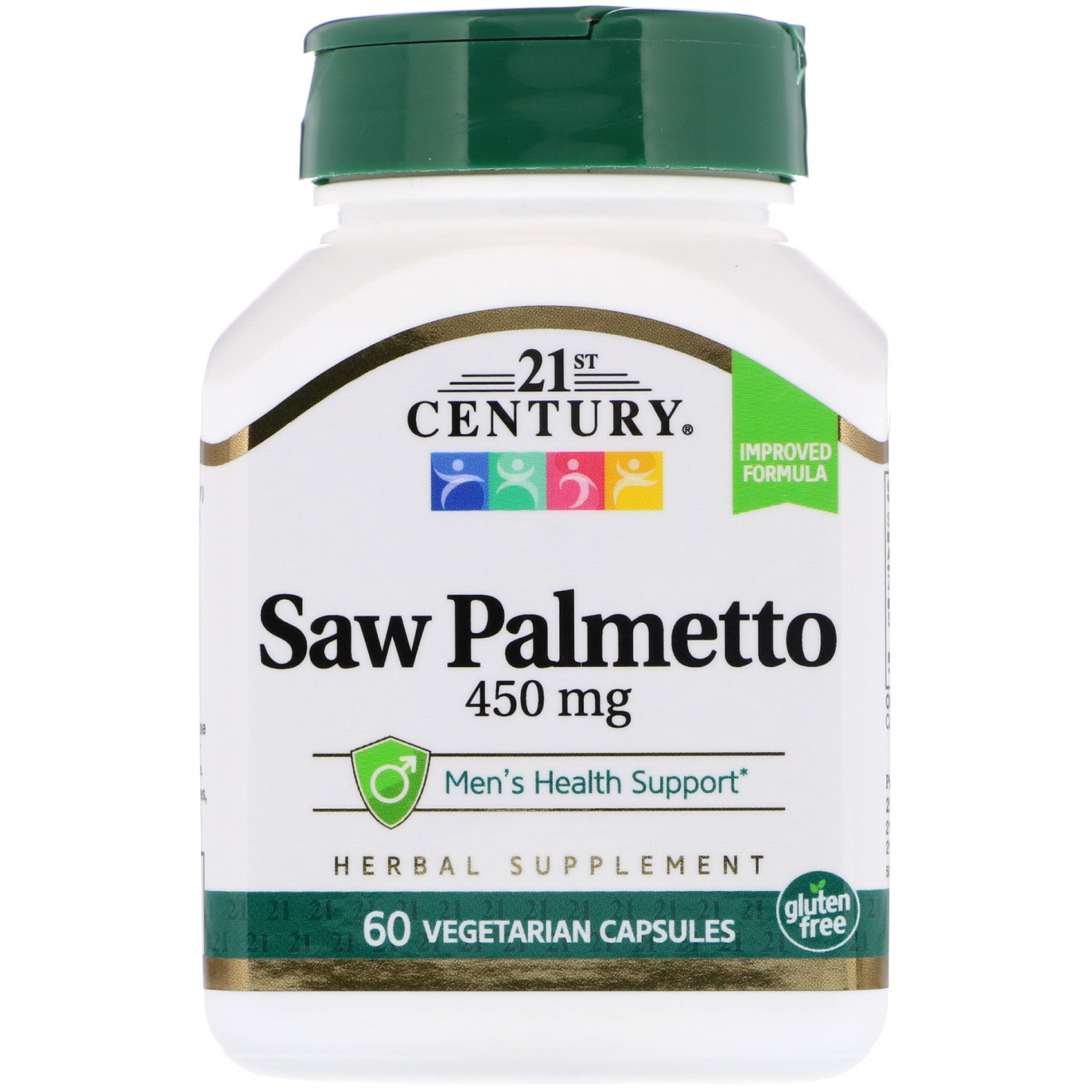 21st Century Saw Palmetto Vitamin | 450 Mg | 60 Veg Caps | Men's Health